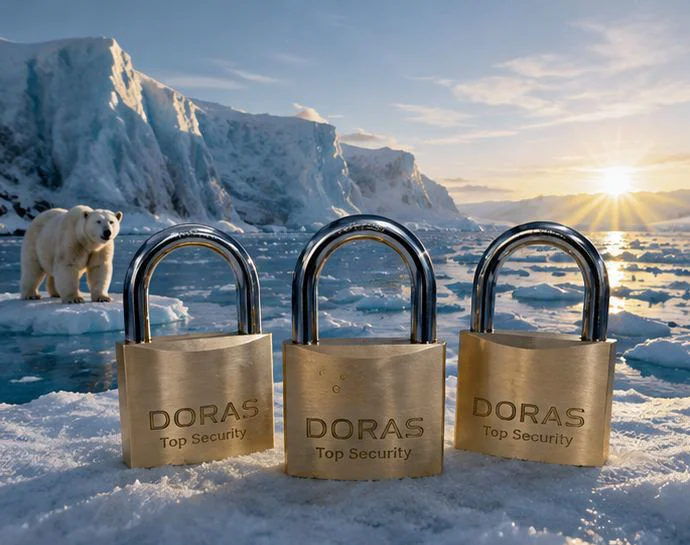 Ersa Doras 50 Mm 3 lü Sarı Pas Sistem Asma Kilit