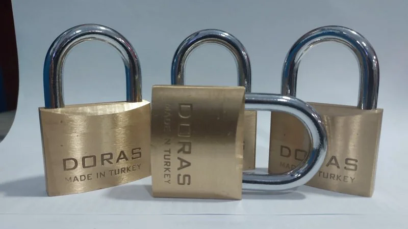 Ersa Doras 50 Mm 4 lü Sarı Pas Sistem Asma Kilit
