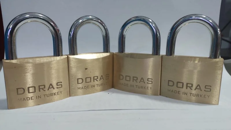 Ersa Doras 50 Mm 4 lü Sarı Pas Sistem Asma Kilit
