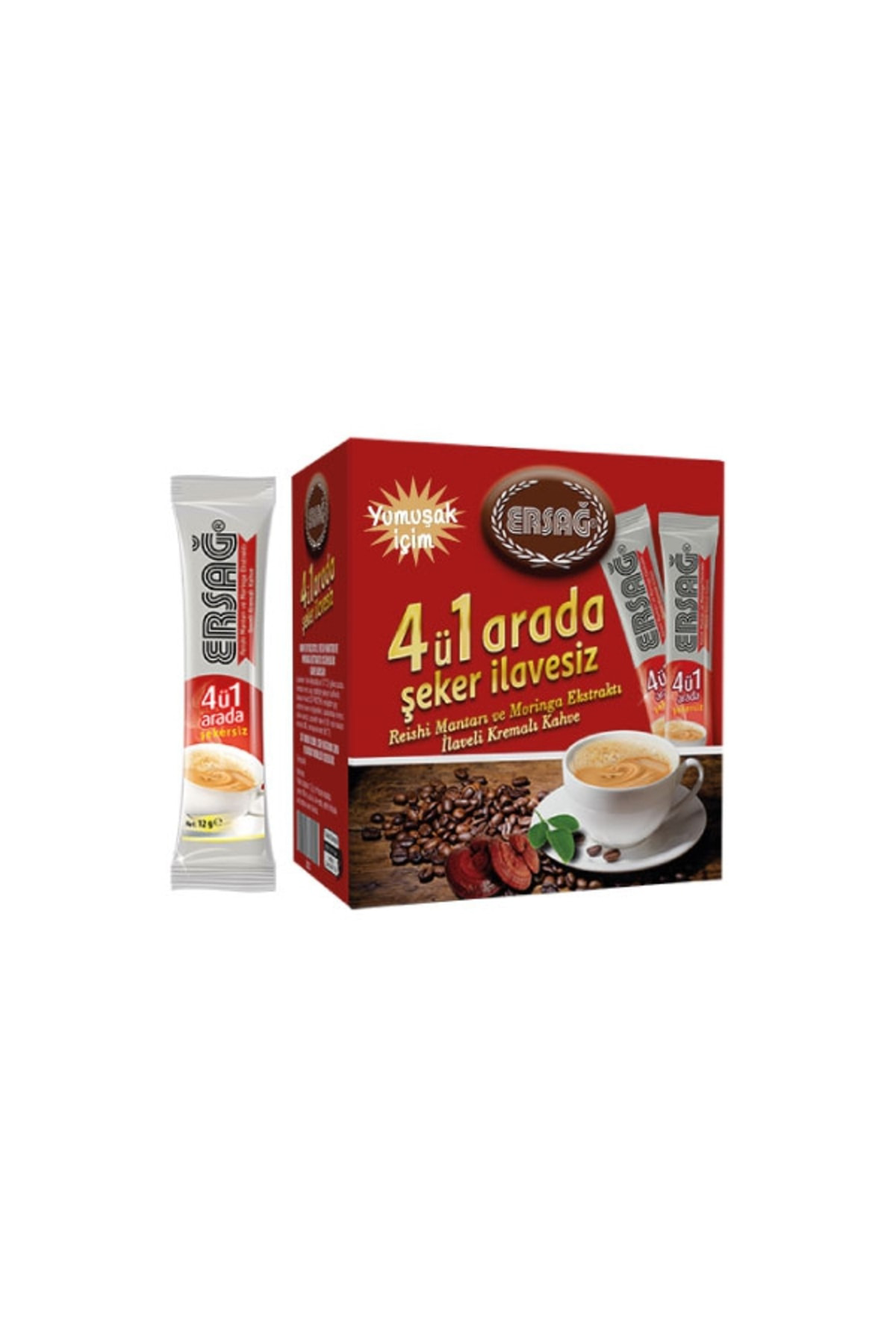 Ersağ 4 Ü 1 Arada Kahve Yumuşak Içim (tek Içimlik)