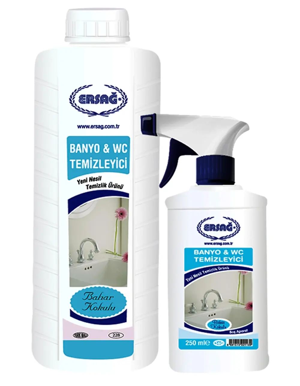 Ersağ Banyo Wc Temizleyici (Bahar) - 1000 ML