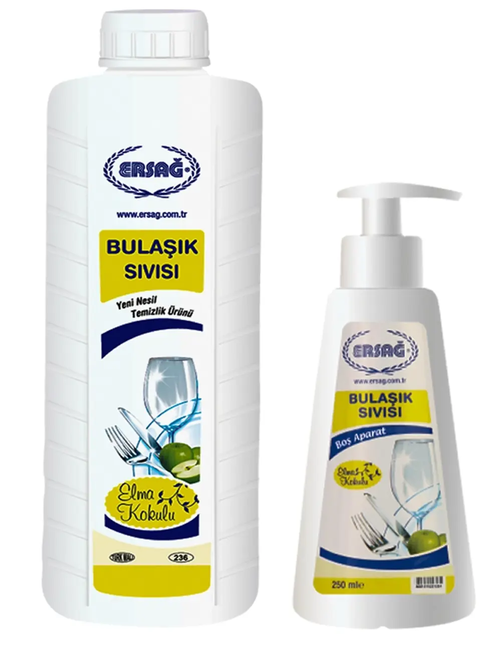 Ersağ Bulaşık Sıvısı (Elma)- 1000 ML