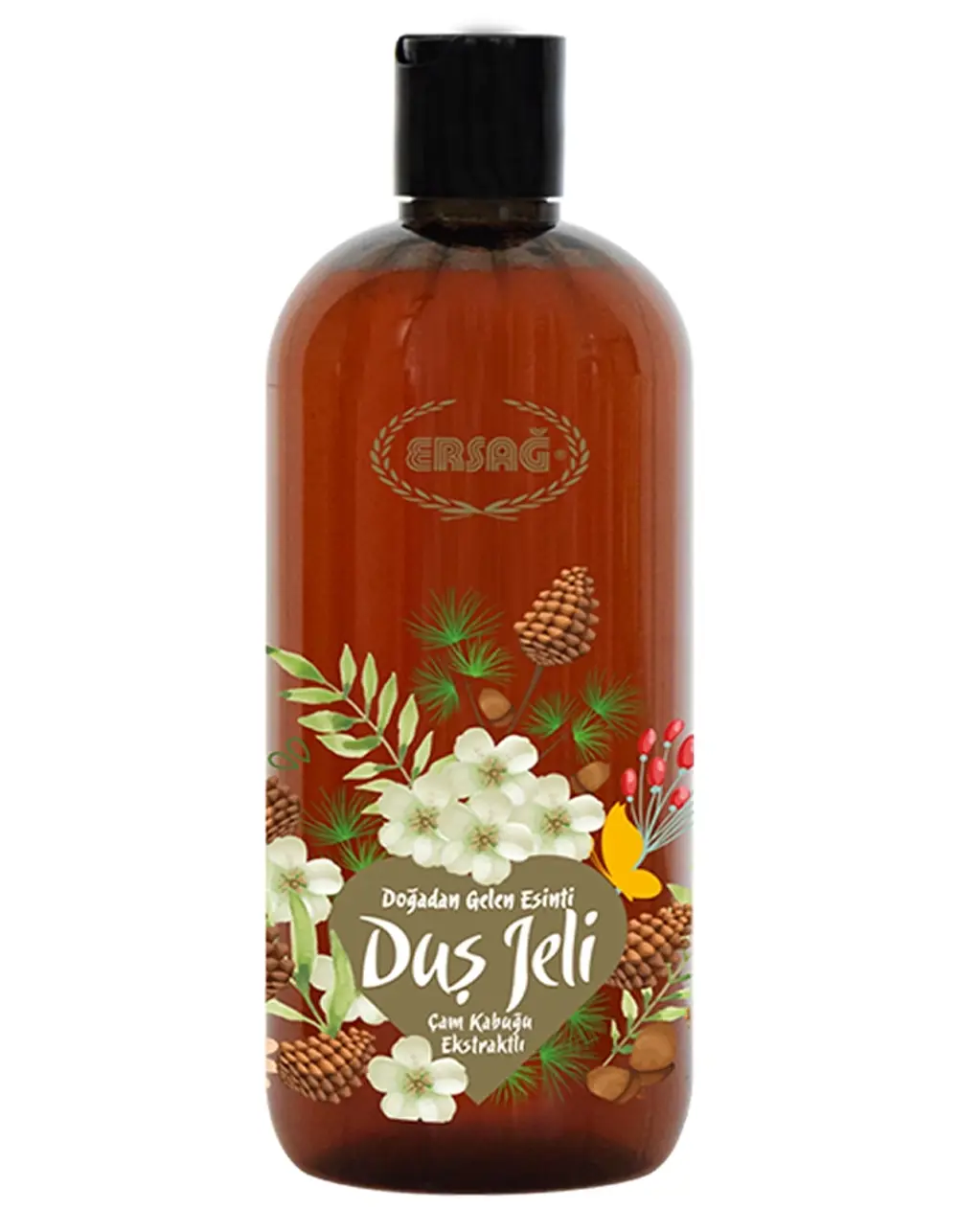Ersağ Çam Kabuğu Ekstraktlı Duş Jeli - 500 ML