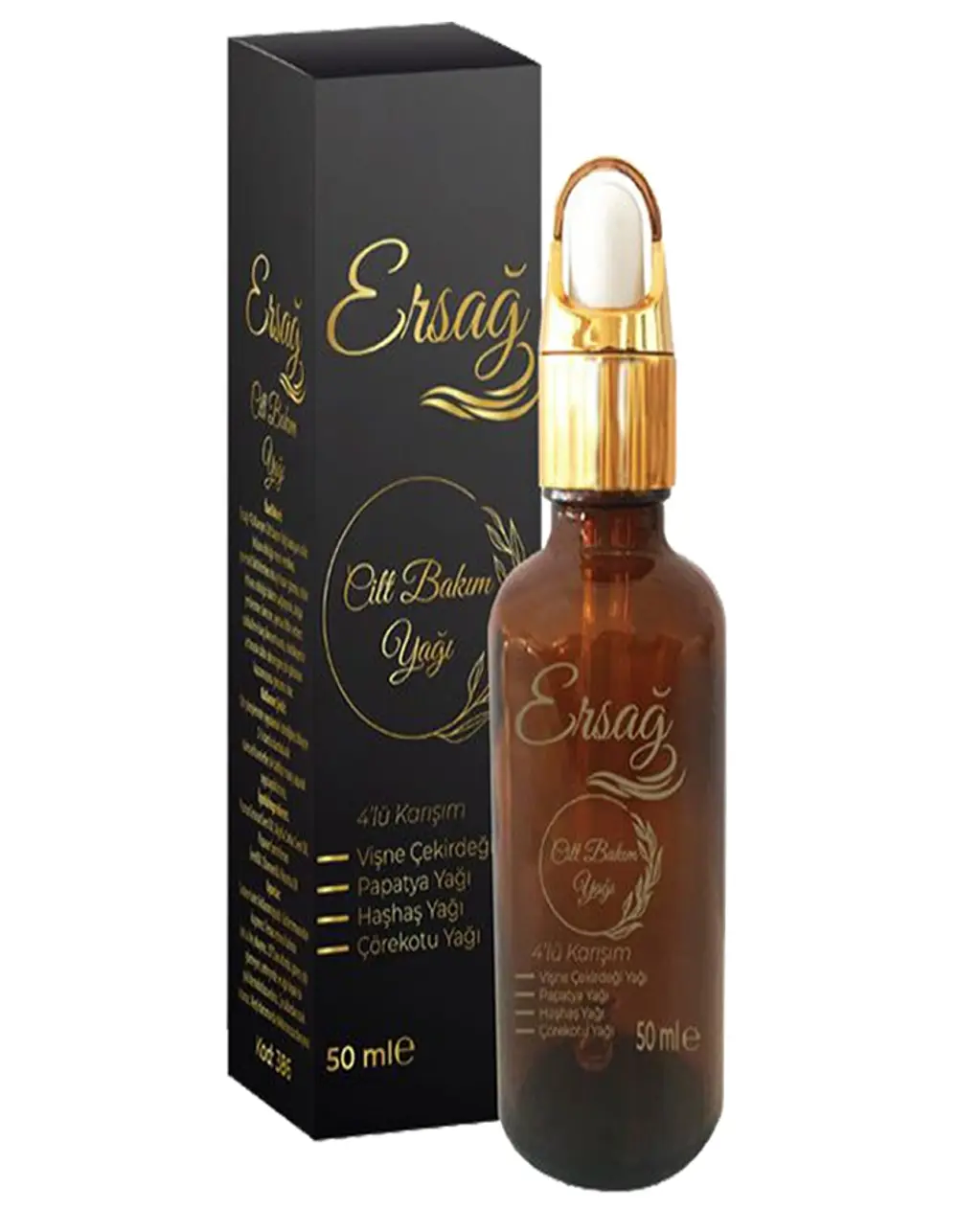 Ersağ Cilt Bakım Yağı 4 lü Karışım - 50 ML