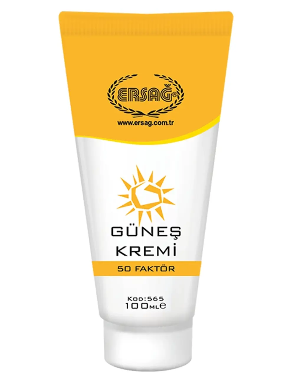 Ersağ Güneş Kremi 50 Faktörlü - 100 ML