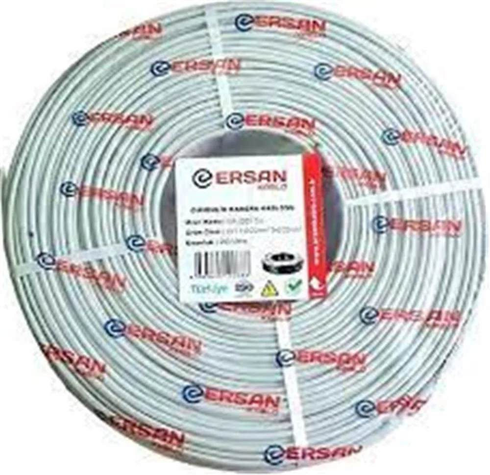 ERSAN ER-2201CU 2+1 1x0,22 mini Coax 2x0,22mm 100  metre CCTV Kam