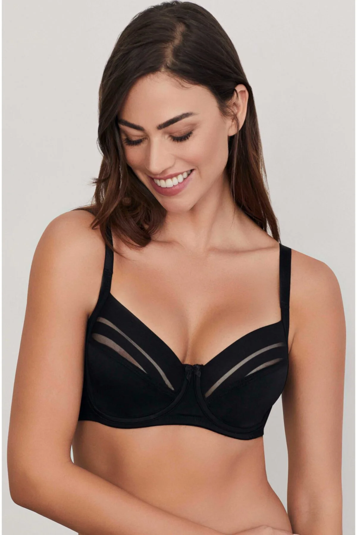 ERSK340 HANNA BALENLİ TOPARLAYICI ÇİZGİLİ TEK SÜTYEN