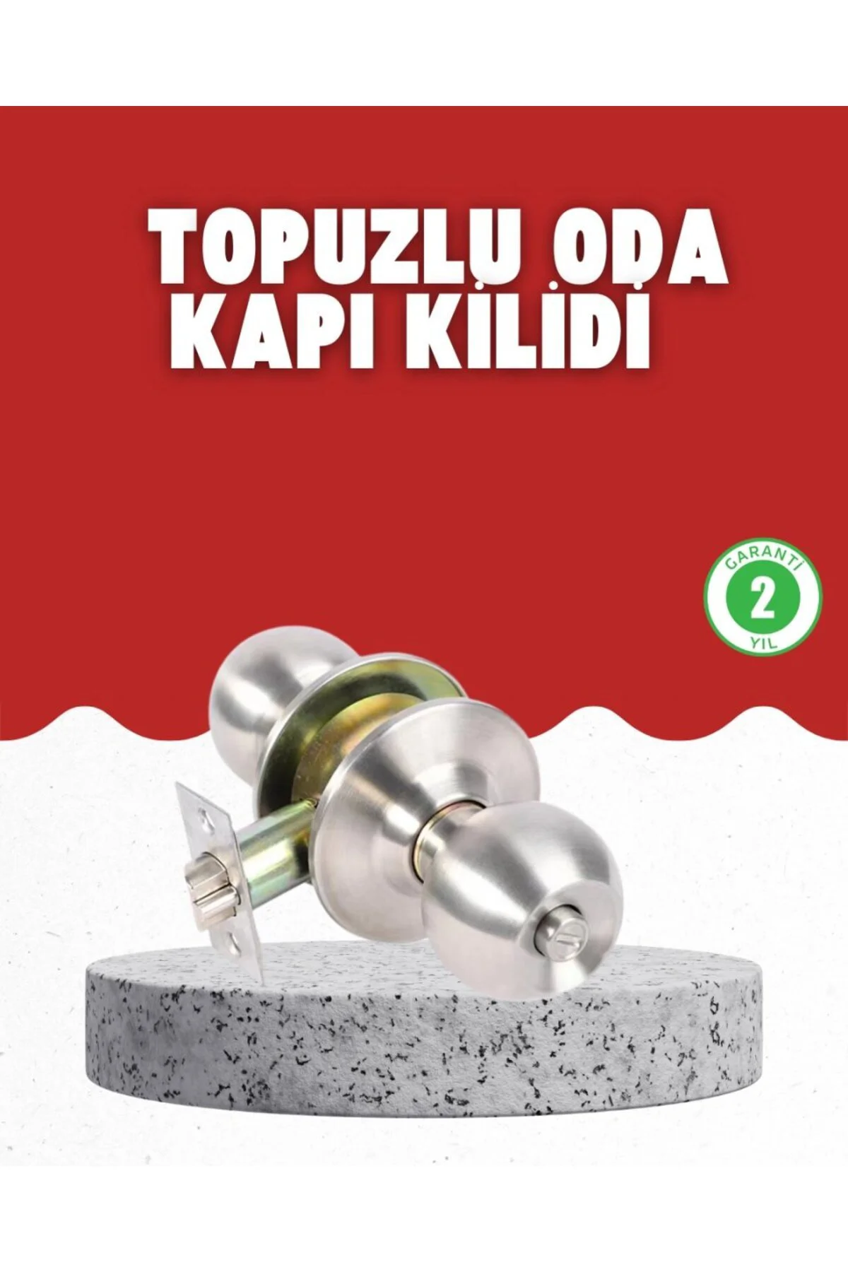 Es Güvenli Topuzlu Kapı Kilidi