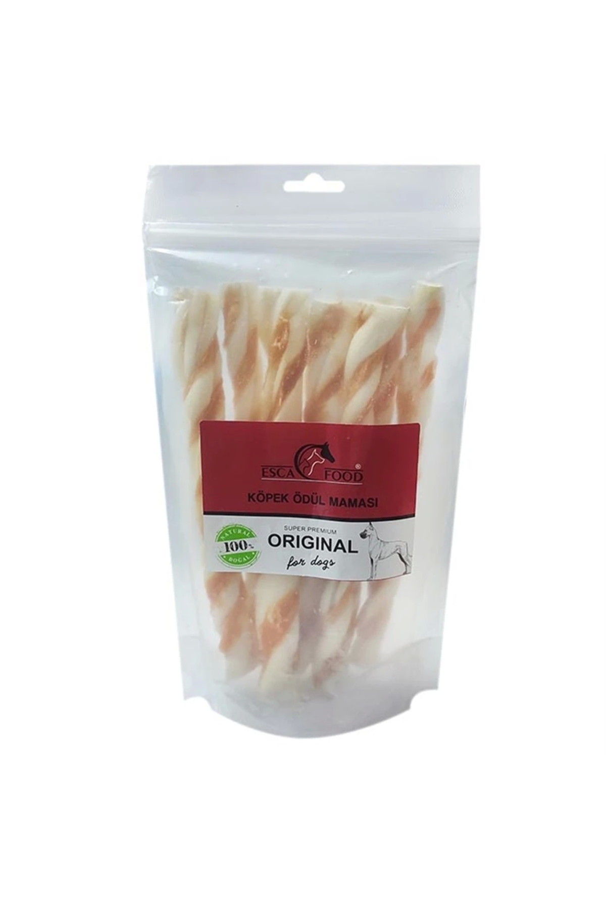 Esca Tavuk Sargılı Jumbo Burgu Köpek Ödül Kemiği 6'lı