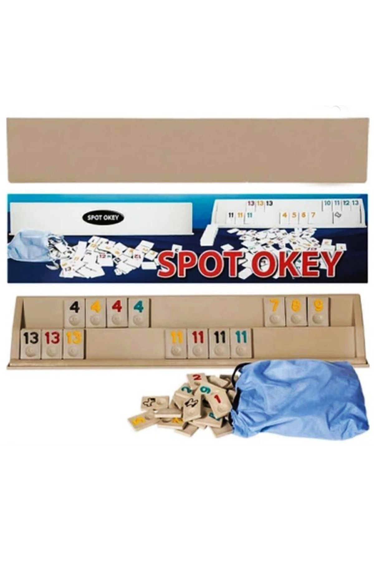 Sera Eser Spot Plastik Büyük Boy Okey Takimi