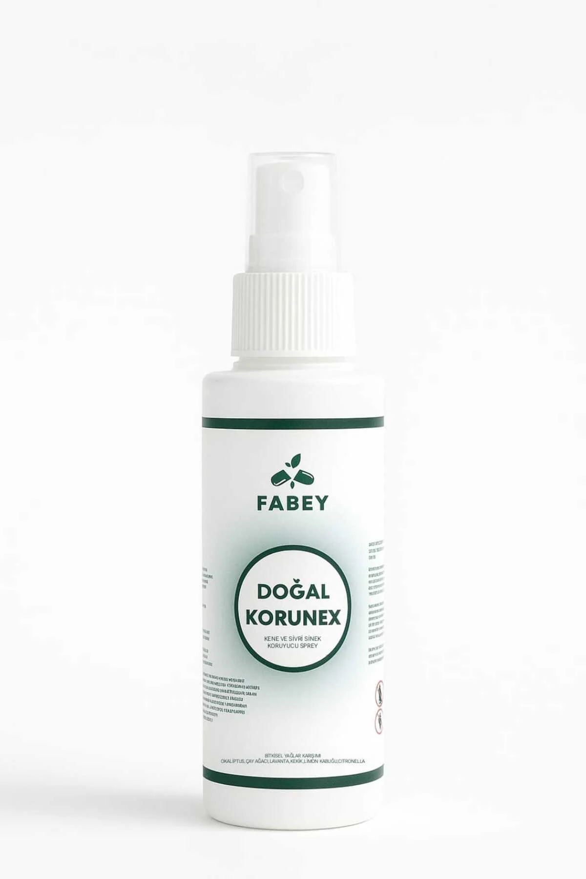esfabey Korunex Kene ve Sivrisinek Koruyucu Sprey %100 Doğal 100ml x1 Adet