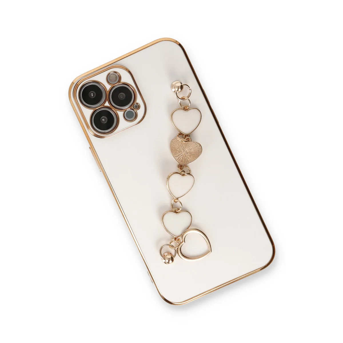 Esila Uyumlu iPhone 14 Pro Silikon Kılıf - Beyaz