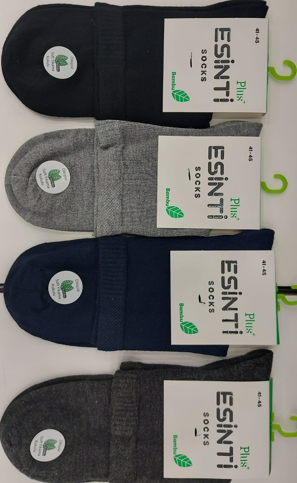ESİNTİ ERKEK BAMBU KISA KONÇ ÇORAP 12 ADET ESİNTİ ERKEK BAMBU KISA KONÇ ÇORAP 12 ADET