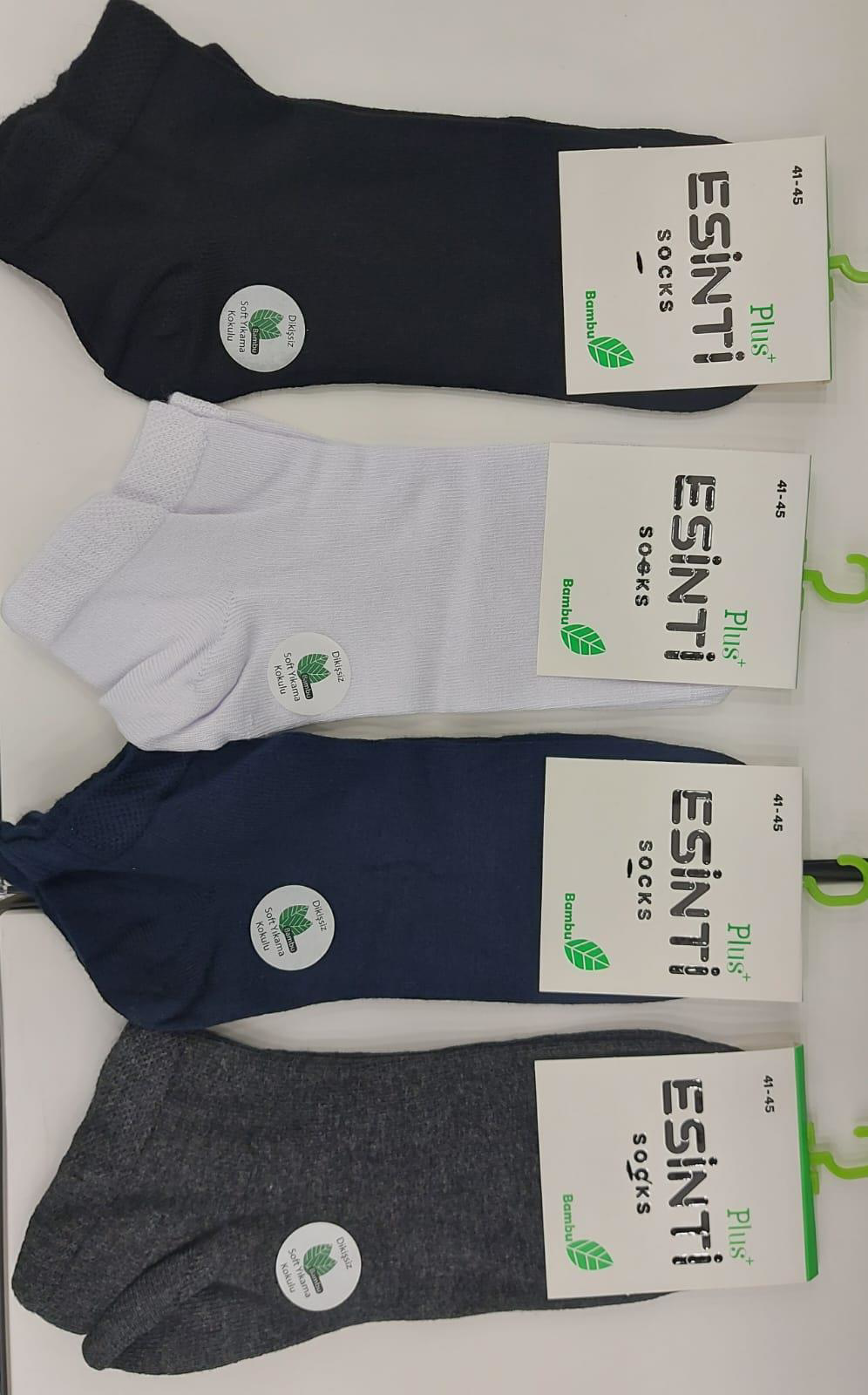ESİNTİ ERKEK BAMBU PATİK ÇORAP 12 ADET ESİNTİ ERKEK BAMBU PATİK ÇORAP 12 ADET