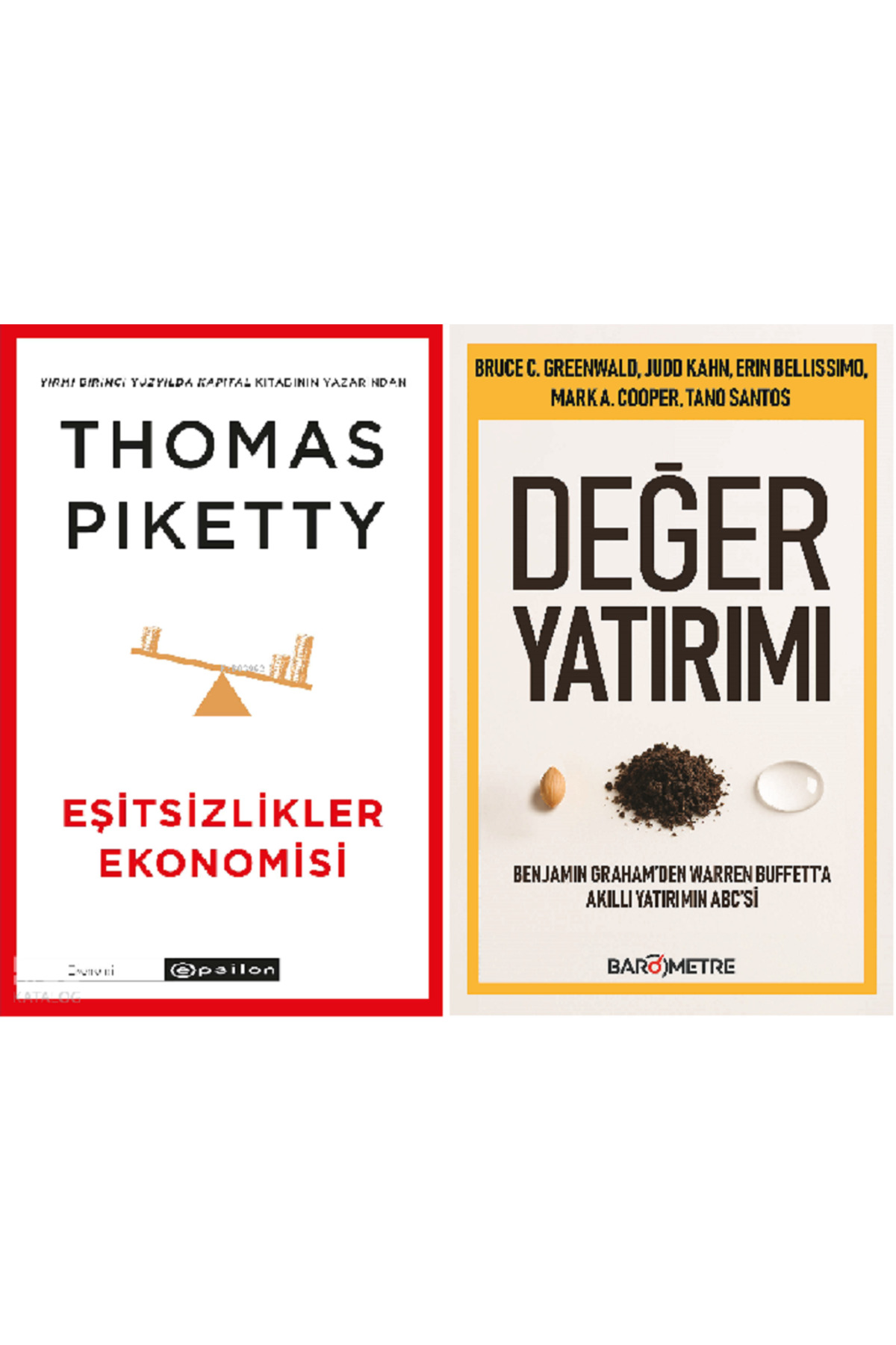 Epsilon Yayınevi Eşitsizlikler Ekonomisi + Değer Yatırımı 2 Kitap Set