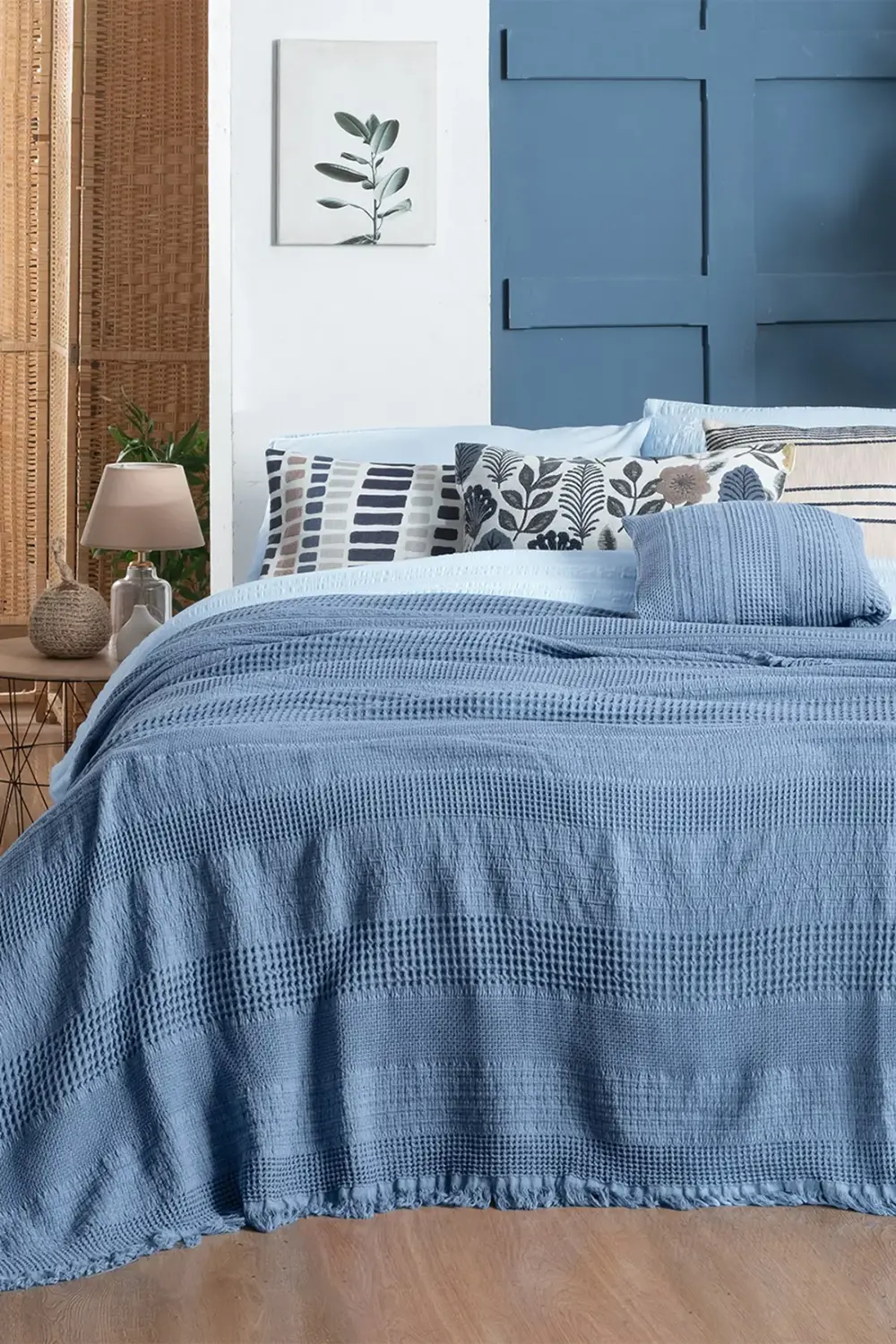 Sarev Eskel Çift Kişilik %100 Pamuk Yatak Örtüsü