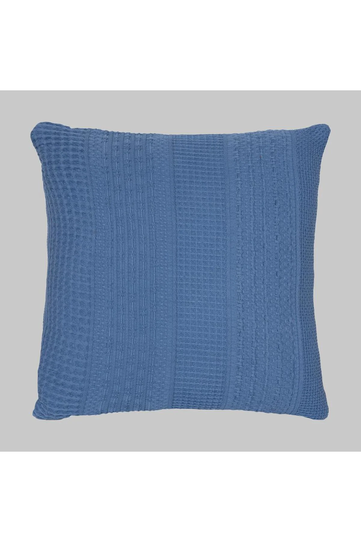 Eskel Mavi %100 Pamuk Dekoratif Kırlent 45*55 cm