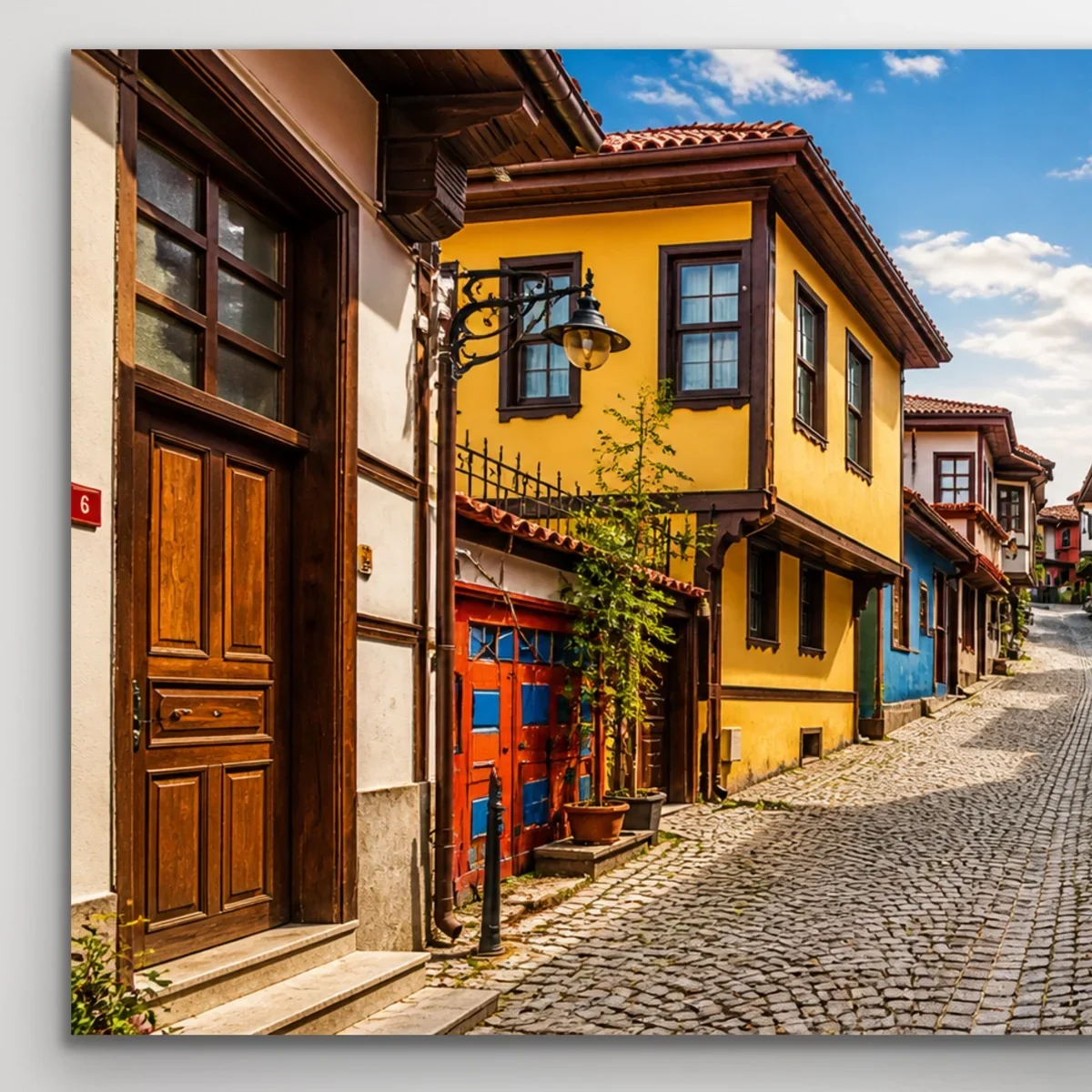 Eskişehir Odun Pazarı Kanvas Tablo 40X80 CM - Şehir Manzarası Duvar Dekorasyonu