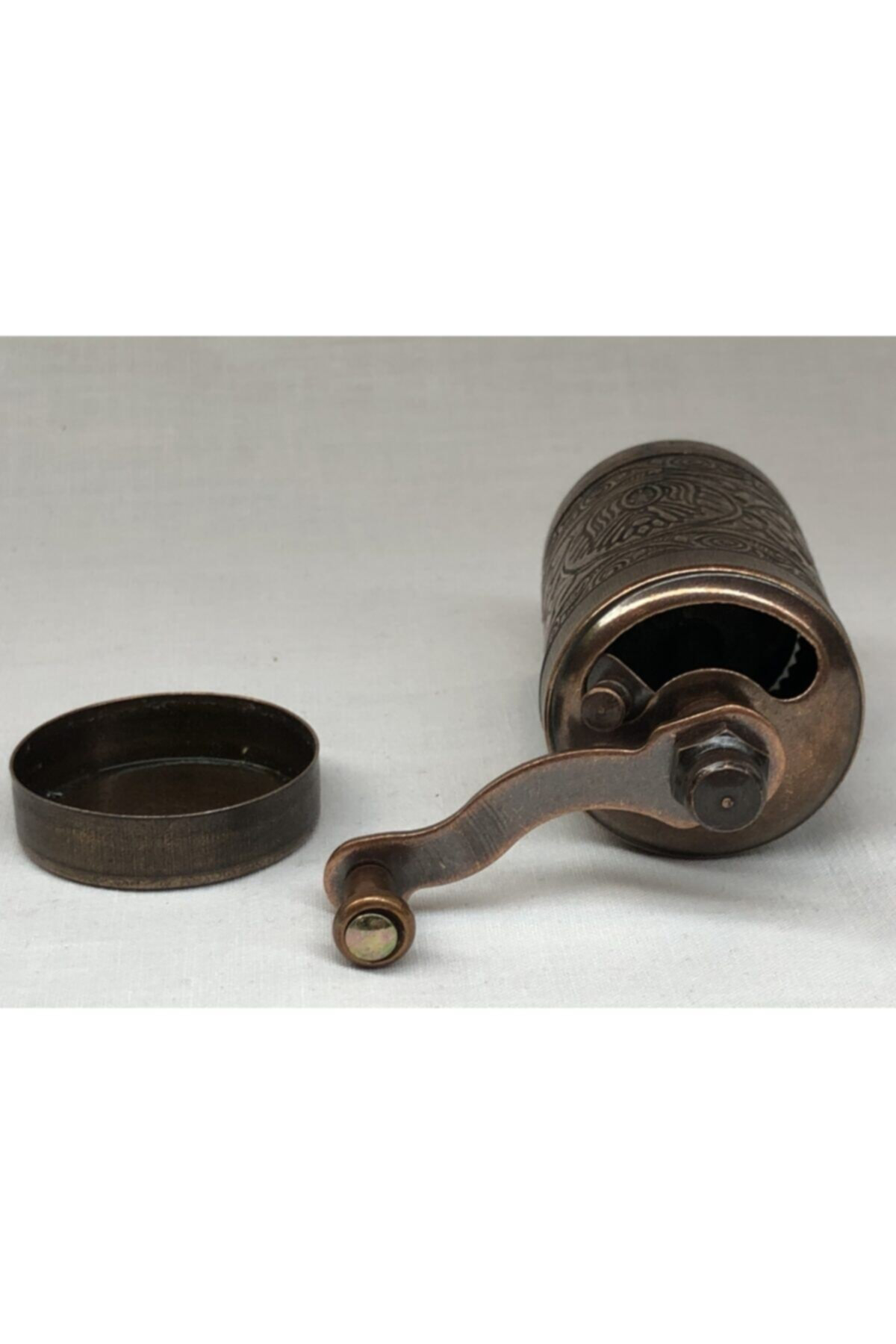 Eskitme Antik Bakır Renkli Osmanlı Motif Döküm El Pirinç Karabibe