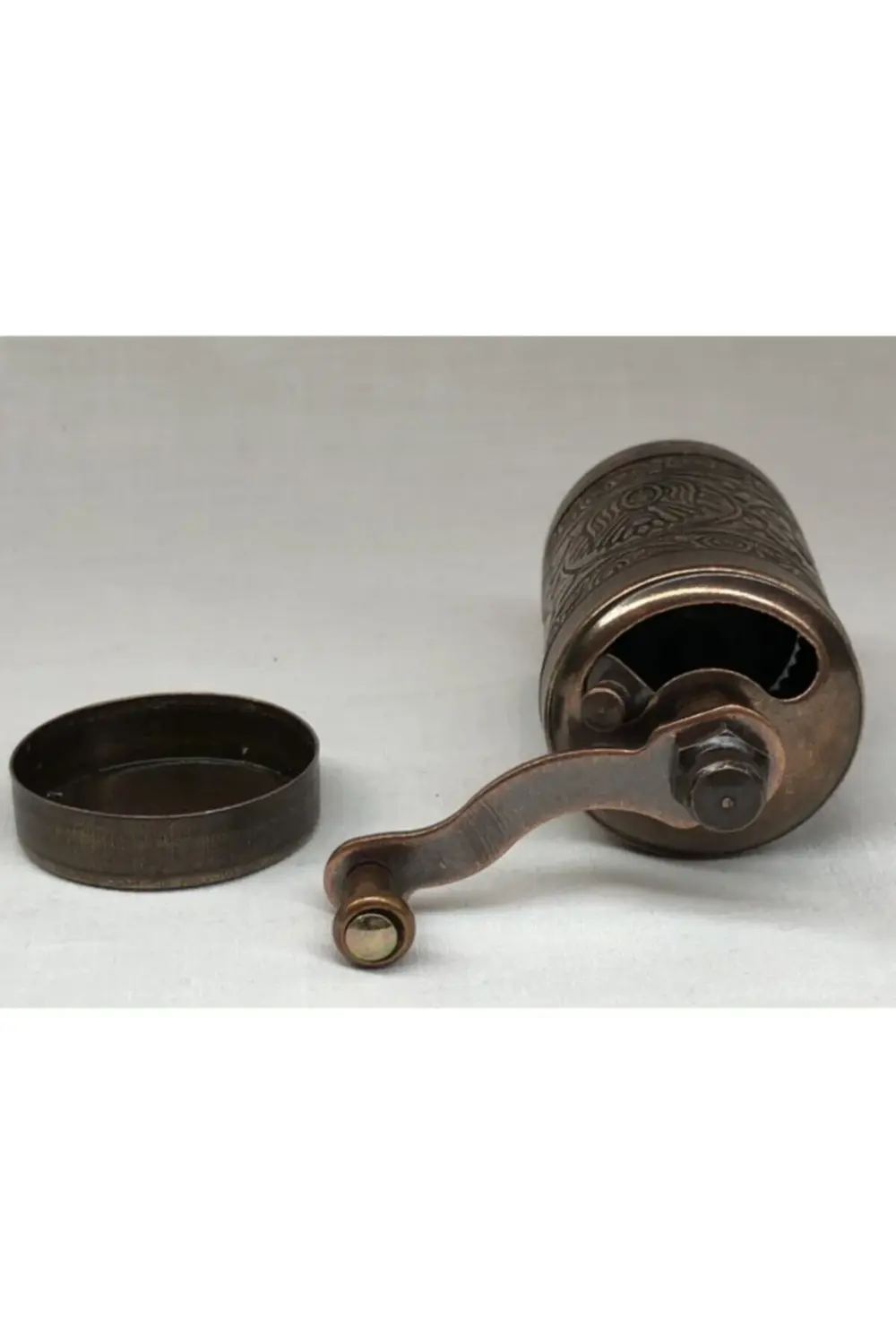 Eskitme Antik Bakır Renkli Osmanlı Motif Döküm El Pirinç Karabibe