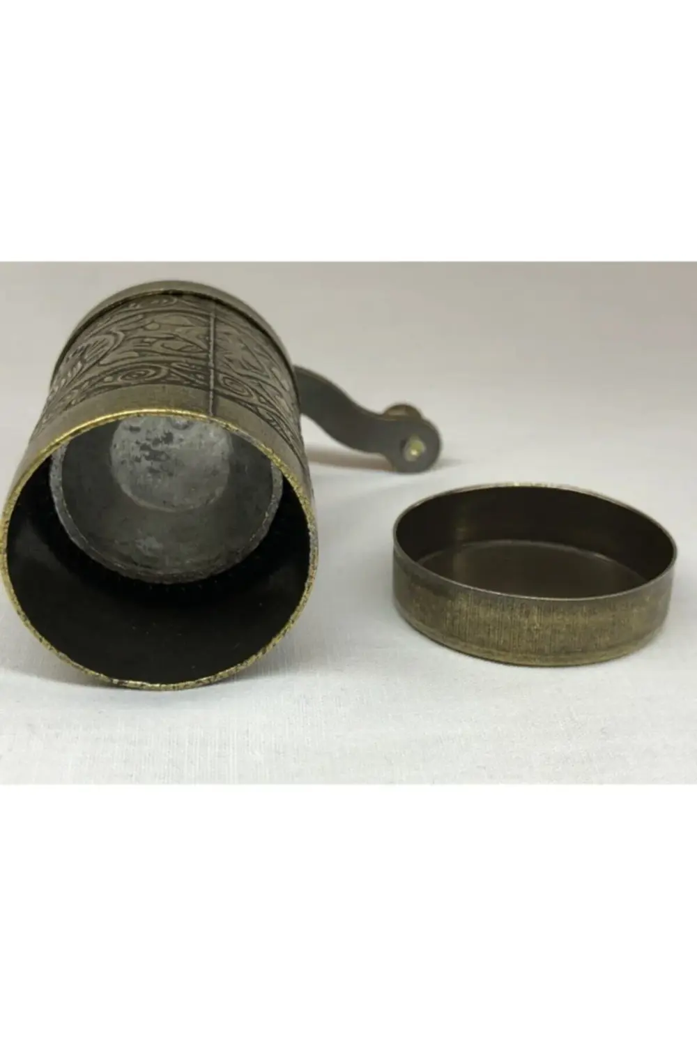 Eskitme Antik Pirinç Renkli Osmanlı Motifli Otantik  El Yapımı Pi