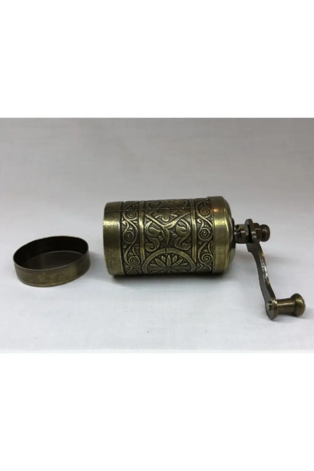 Eskitme Antik Pirinç Renkli Osmanlı Motifli Otantik  El Yapımı Pi