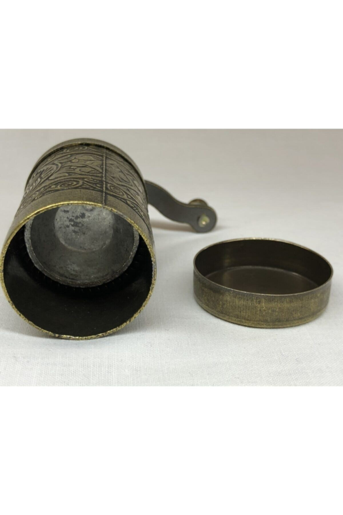 Eskitme Antik Pirinç Renkli Osmanlı Motifli Otantik  El Yapımı Pi