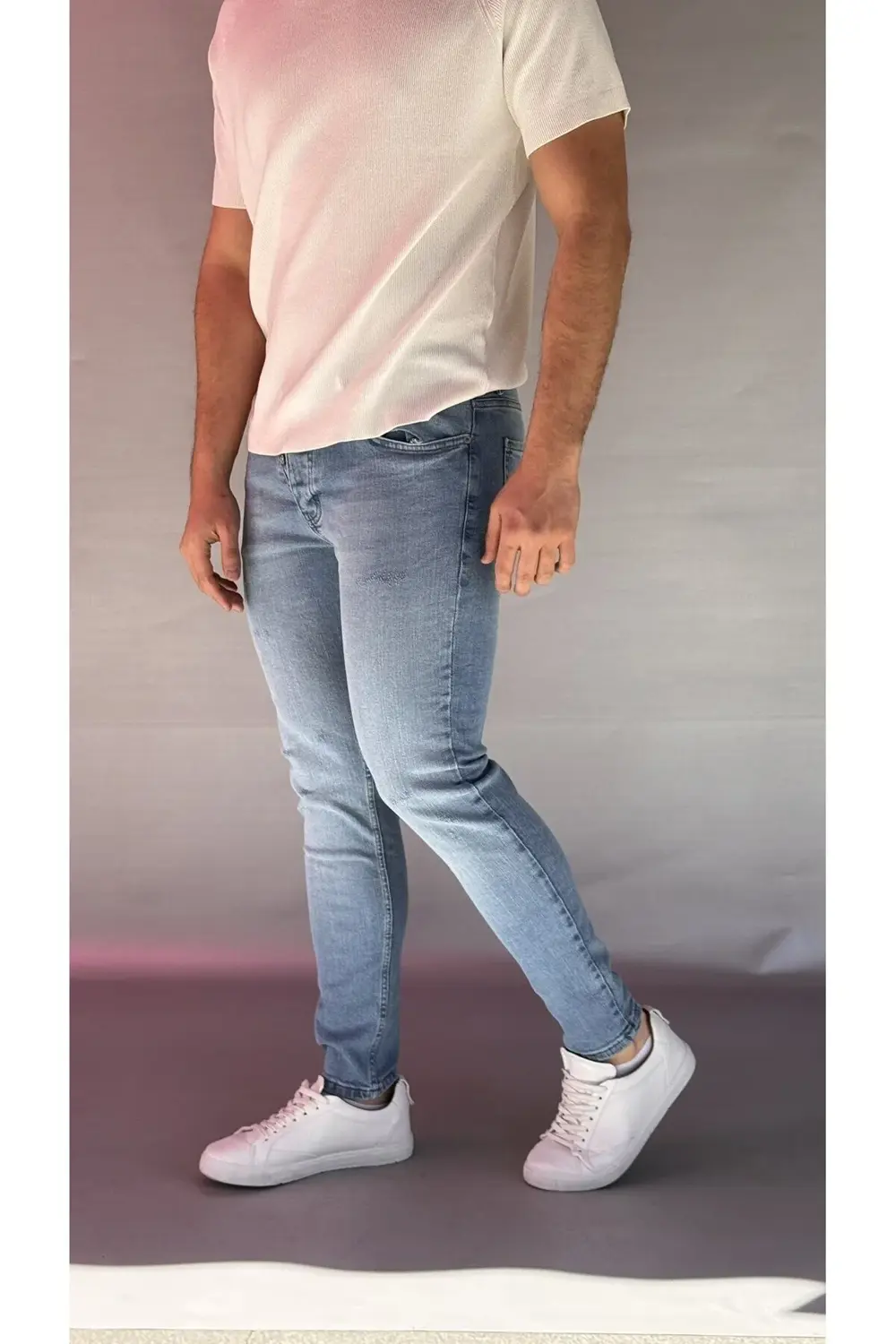 Eskitme Detay Slim Fit Jean