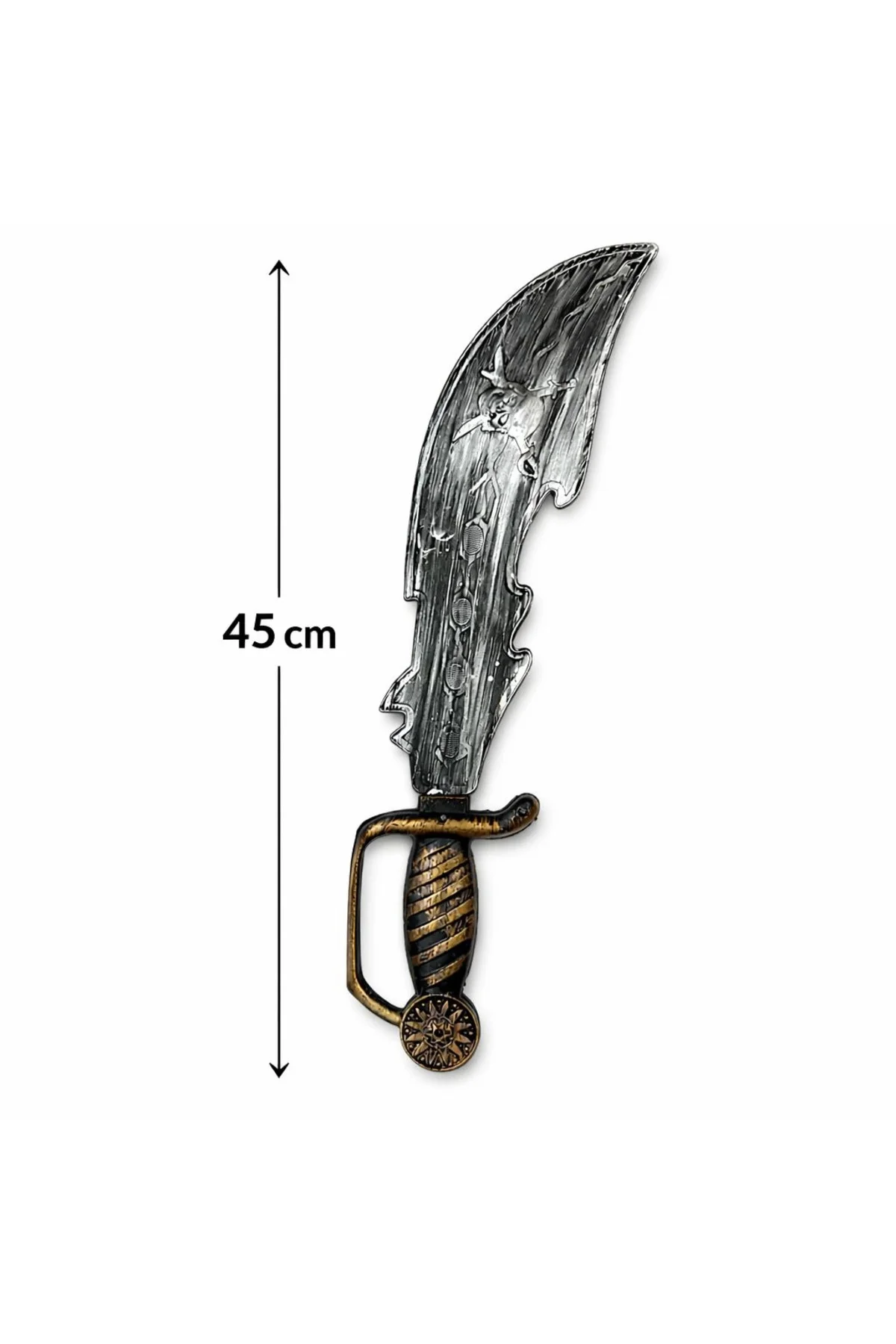 Eskitme Detaylı Plastik Korsan Kılıcı 45 Cm Eskitme Detaylı Plastik Korsan Kılıcı 45 Cm - Görsel 3