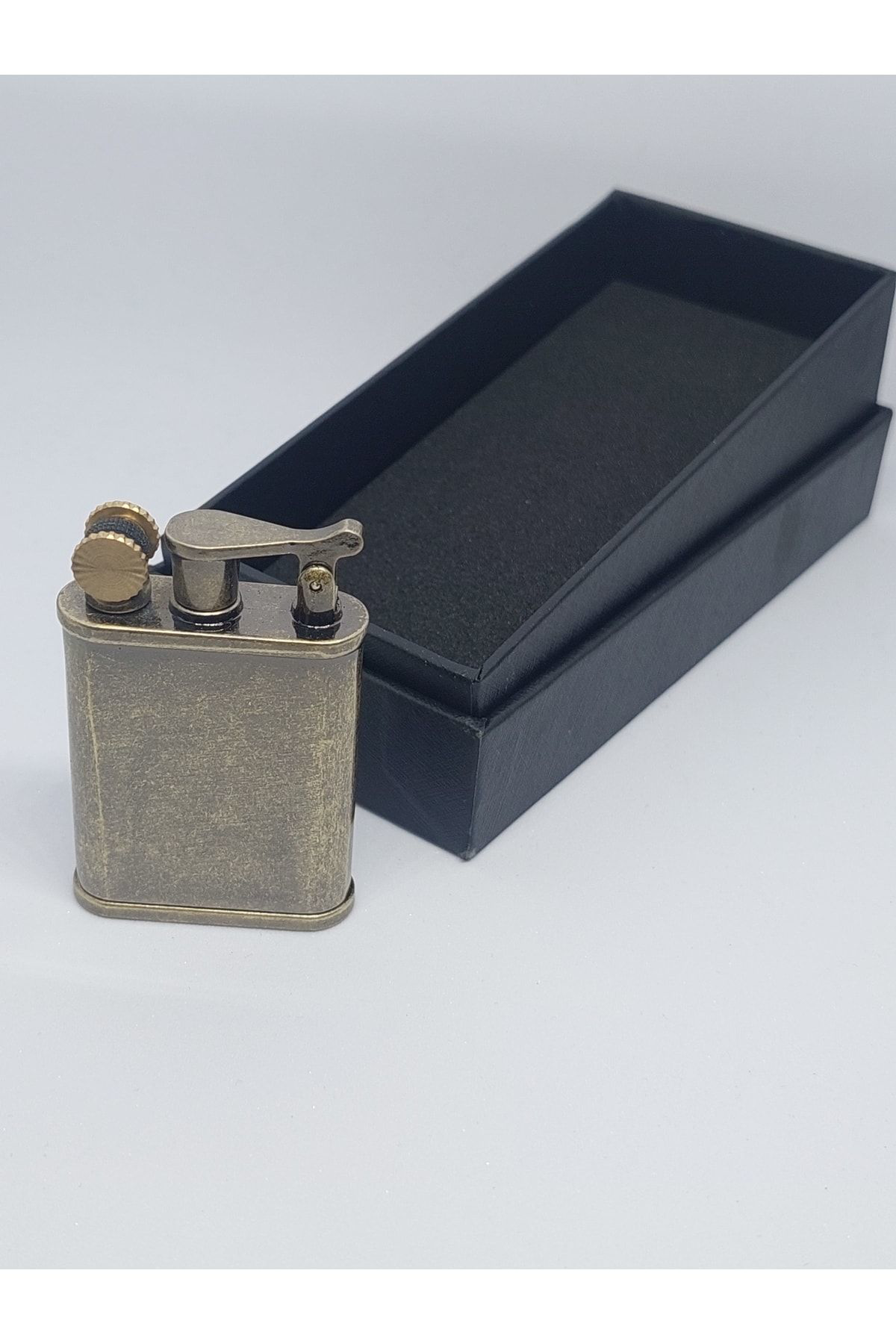 Pnp Eskitme Kaplamalı Saatli Çakmak Benzinli Klasik Çakmak,Kaliteli H