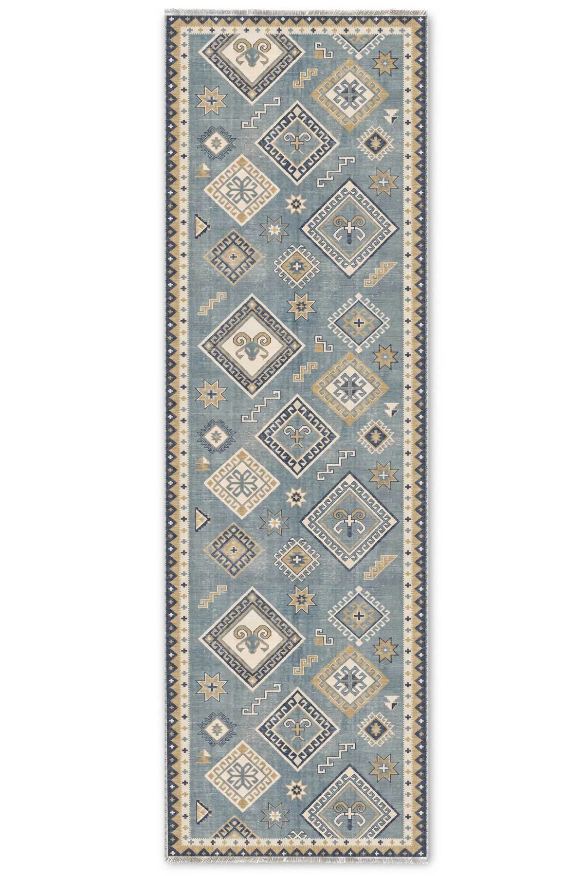 Eskitme Mavi Şönil Halı Kilim Yoluk Kaymaz Yıkanabilir Mutfak Kordior Oturma Odası Eskitme Mavi Şönil Halı Kilim Yoluk Kaymaz Yıkanabilir Mutfak Kordior Oturma Odası