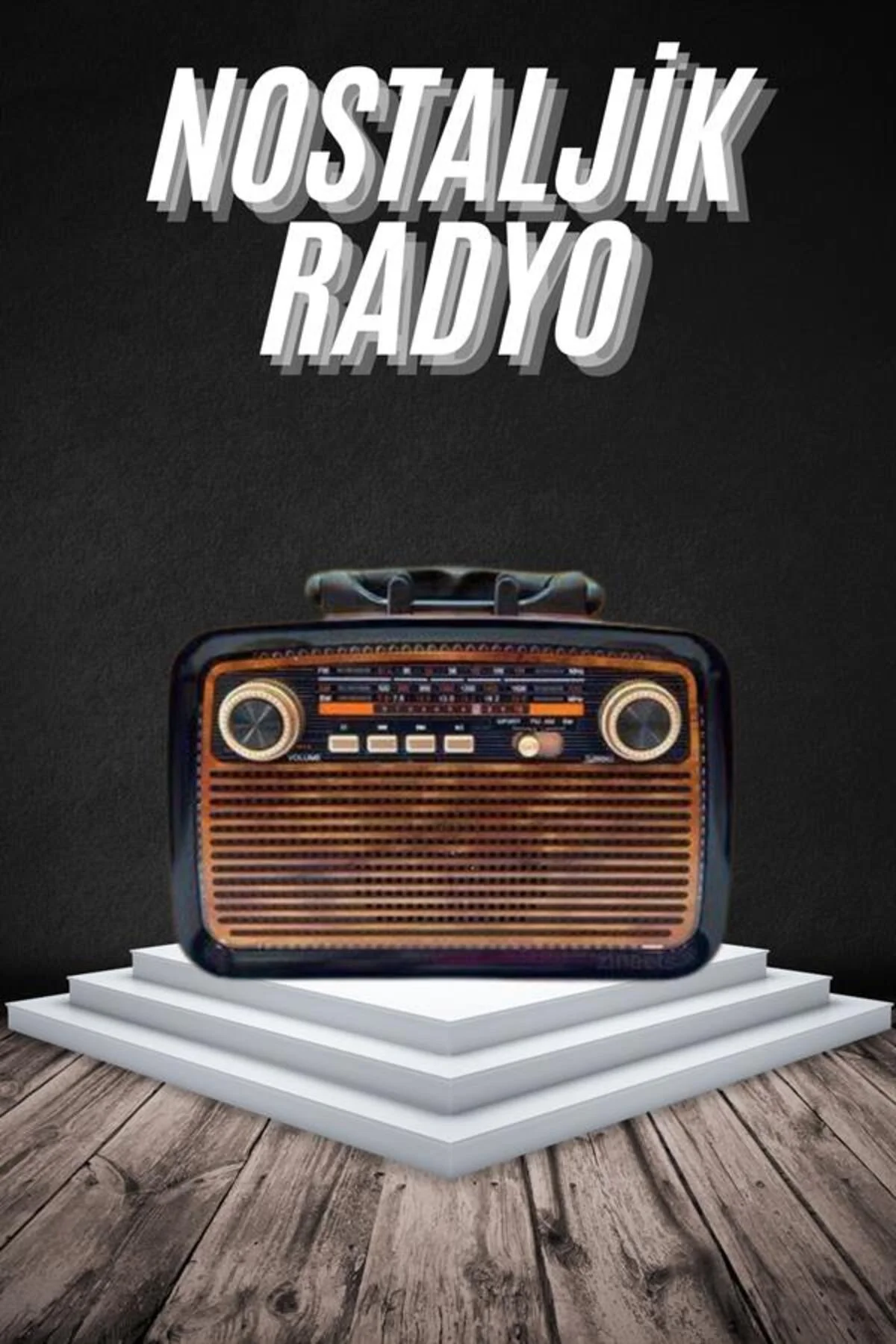 Eskitme Nostalji Tasarımlı Bluetoothlu Nostalji Radyo Ahşap Nostaljik Görünümlü - Görsel 2
