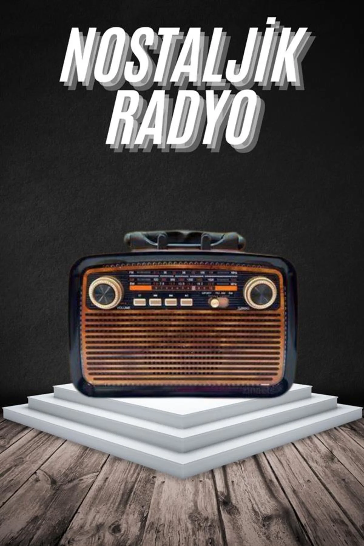 Eskitme Nostalji Tasarımlı Bluetoothlu Nostalji Radyo Ahşap Nosta