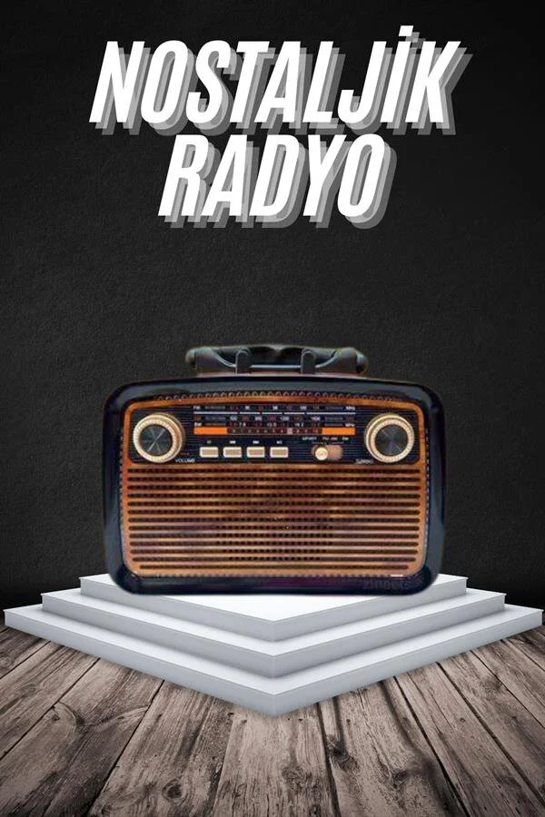 Eskitme Nostalji Tasarımlı Bluetoothlu Radyo - Taşınabilir Ahşap Görünümlü