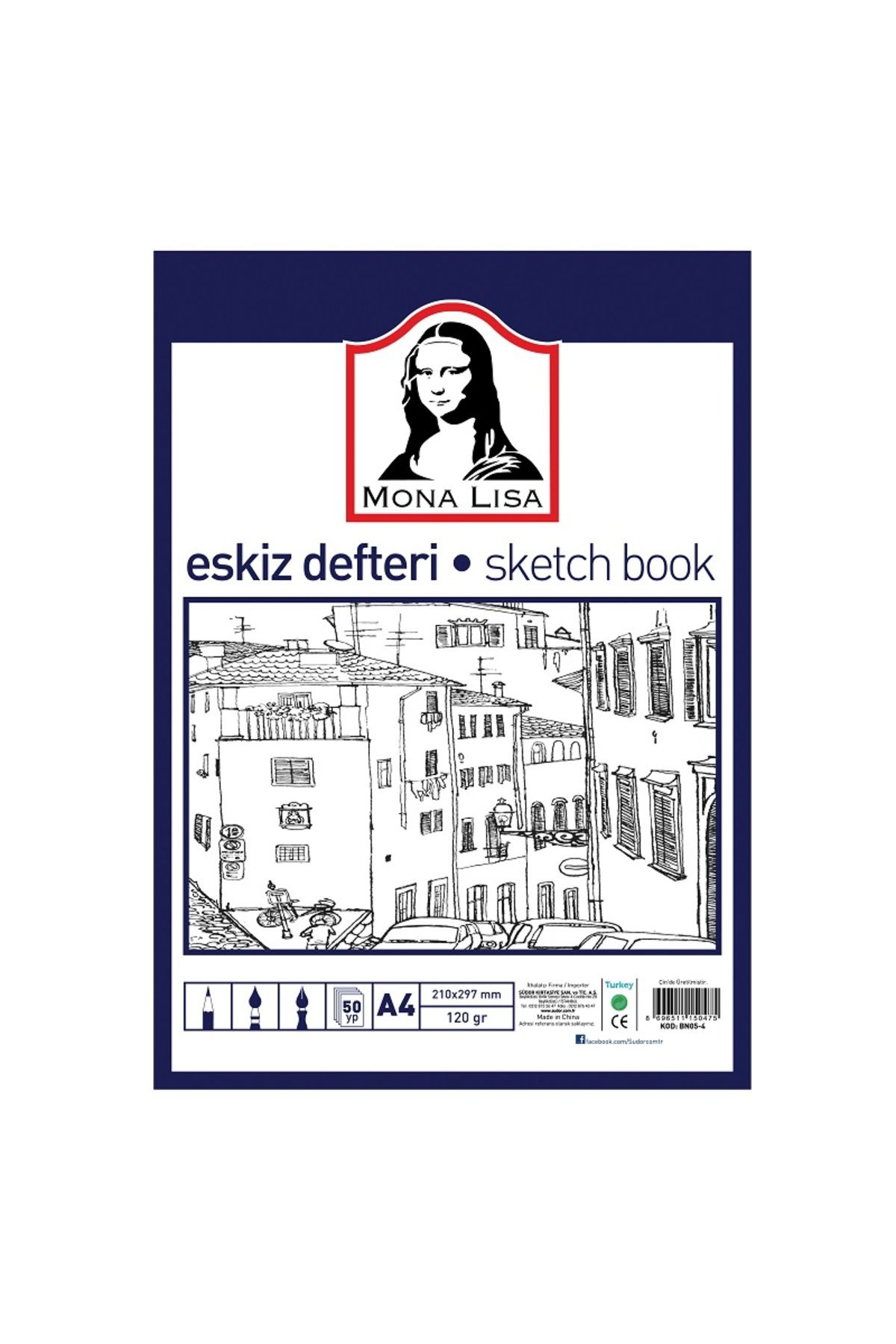 Eskiz Defteri 120 gr 50 Yp A4