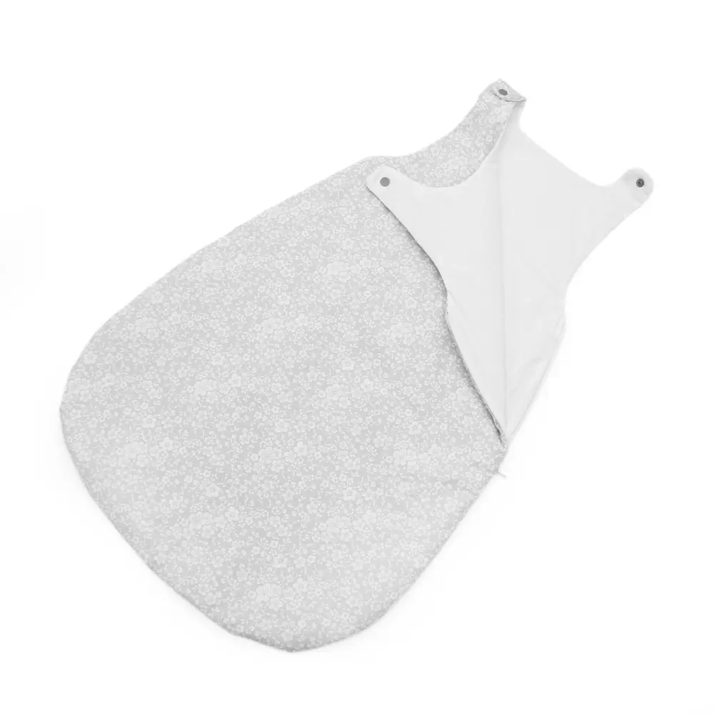 Esma Bebe Uyku Tulumu Minik Çiçekler Gri/0-12 Ay