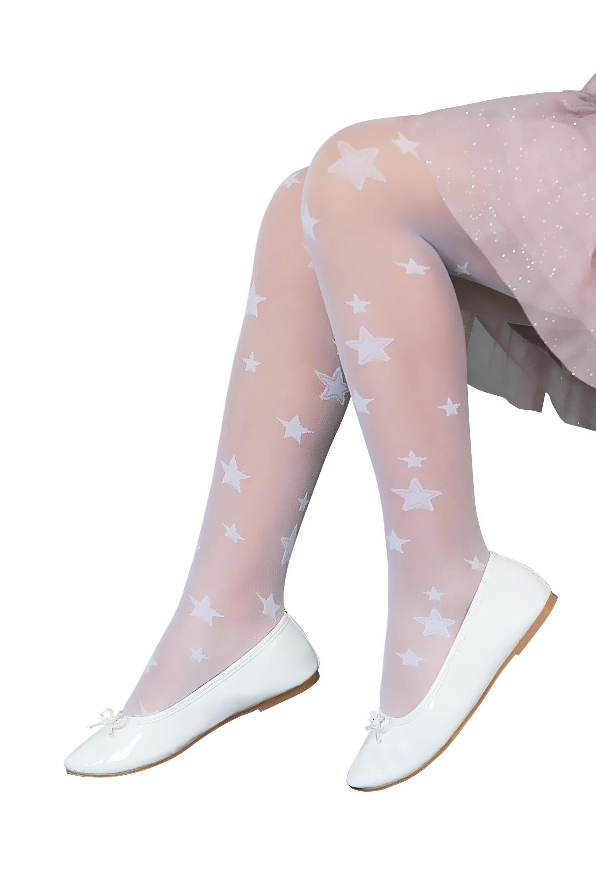 Esma Çocuk Külotlu Çorap Beyaz