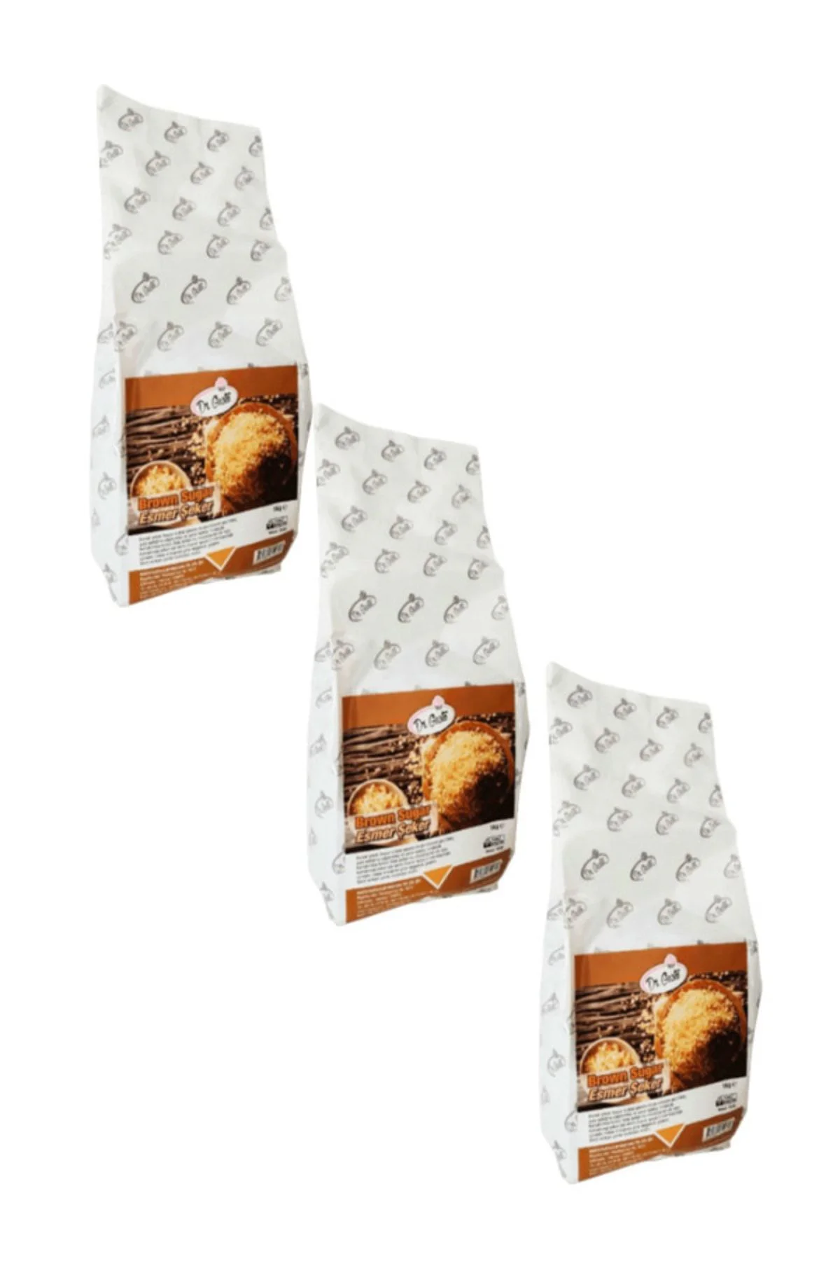 Esmer Kahverengi Şeker 1 Kg 3 Adet