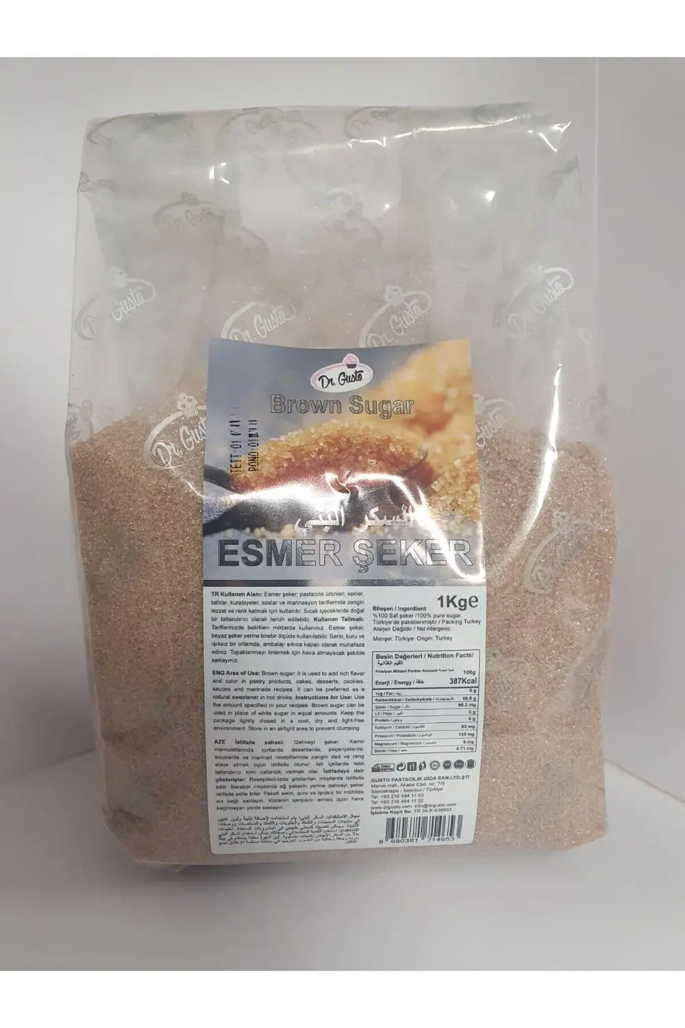 Esmer Şeker Toz 1 Kg