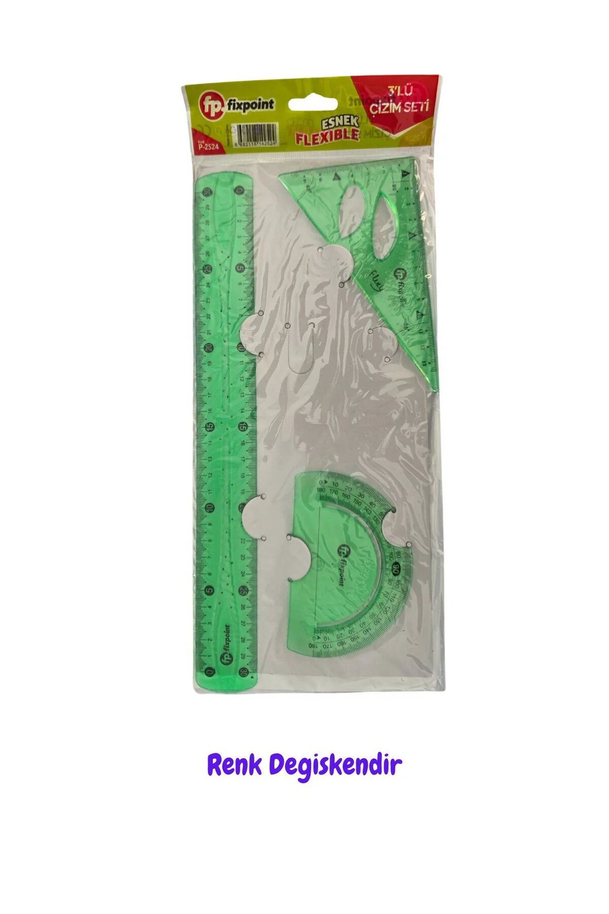 Esnek 3'lü Çizim Seti - P2524