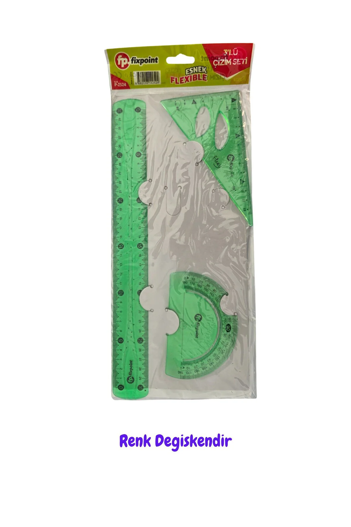 Esnek 3'lü Çizim Seti - P2524