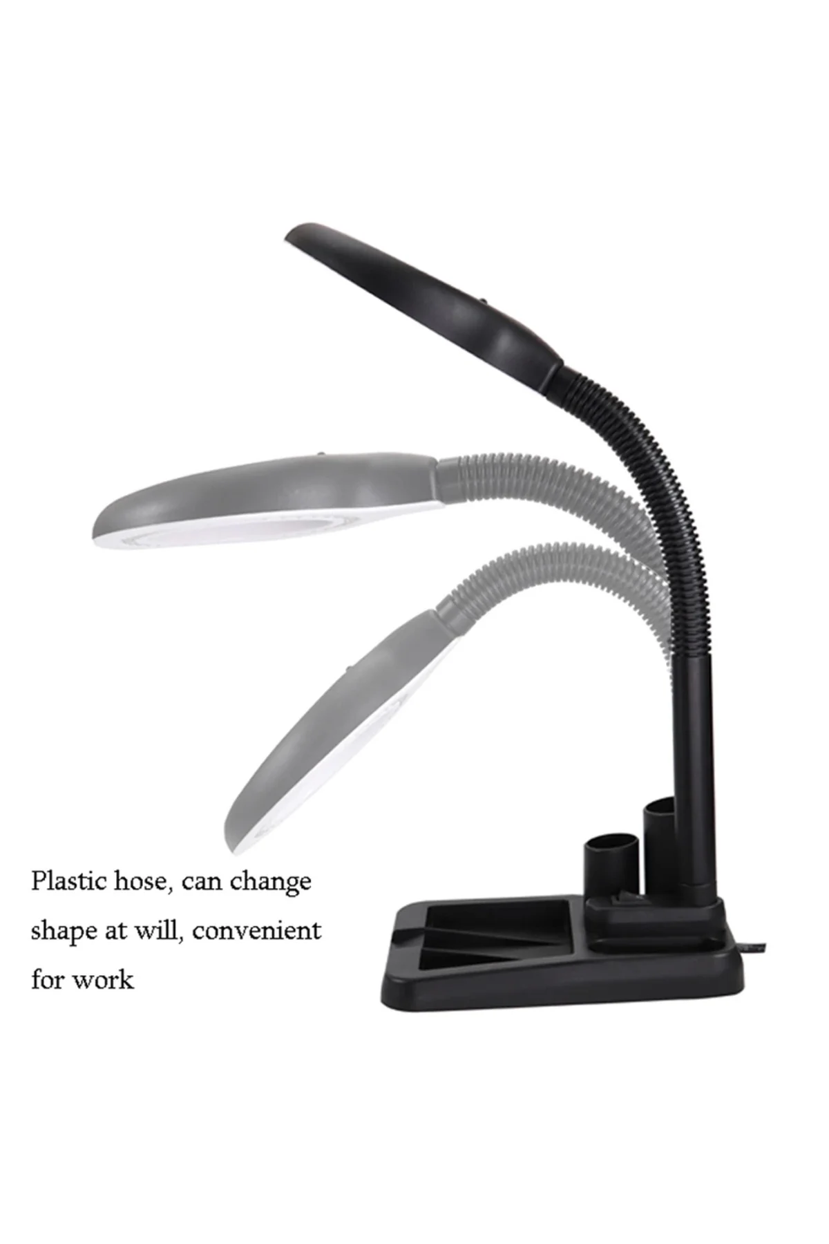 Esnek 5x /10x,40 Led Işıklı Büyüteç ,lamba Büyüteç Okuma, Çalışma