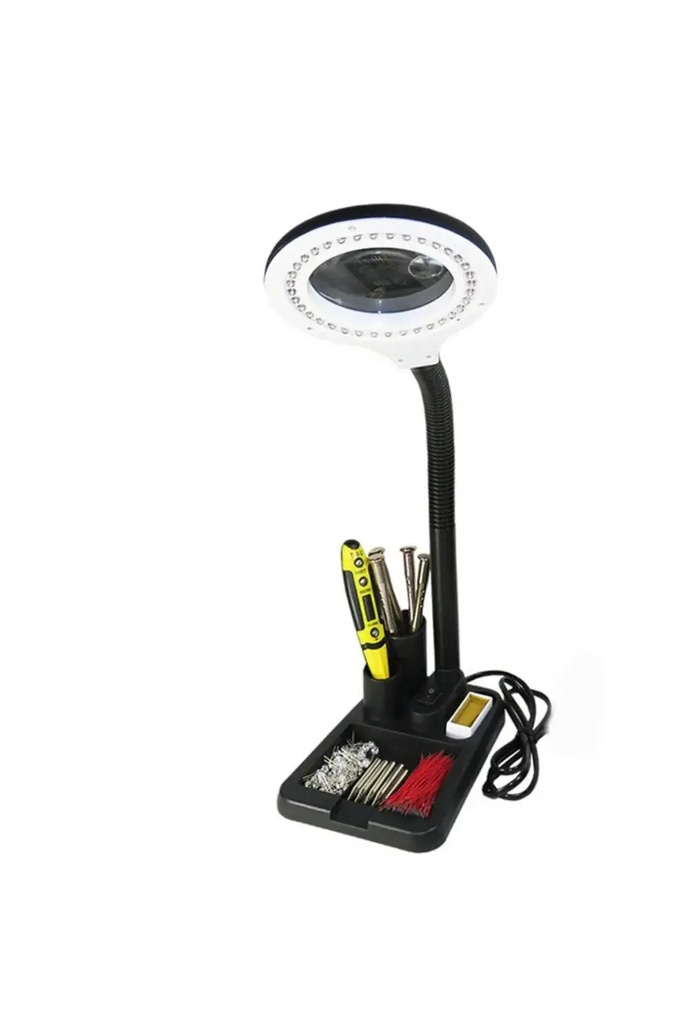 Esnek 5x /10x,40 Led Işıklı Büyüteç ,lamba Büyüteç Okuma, Çalışma