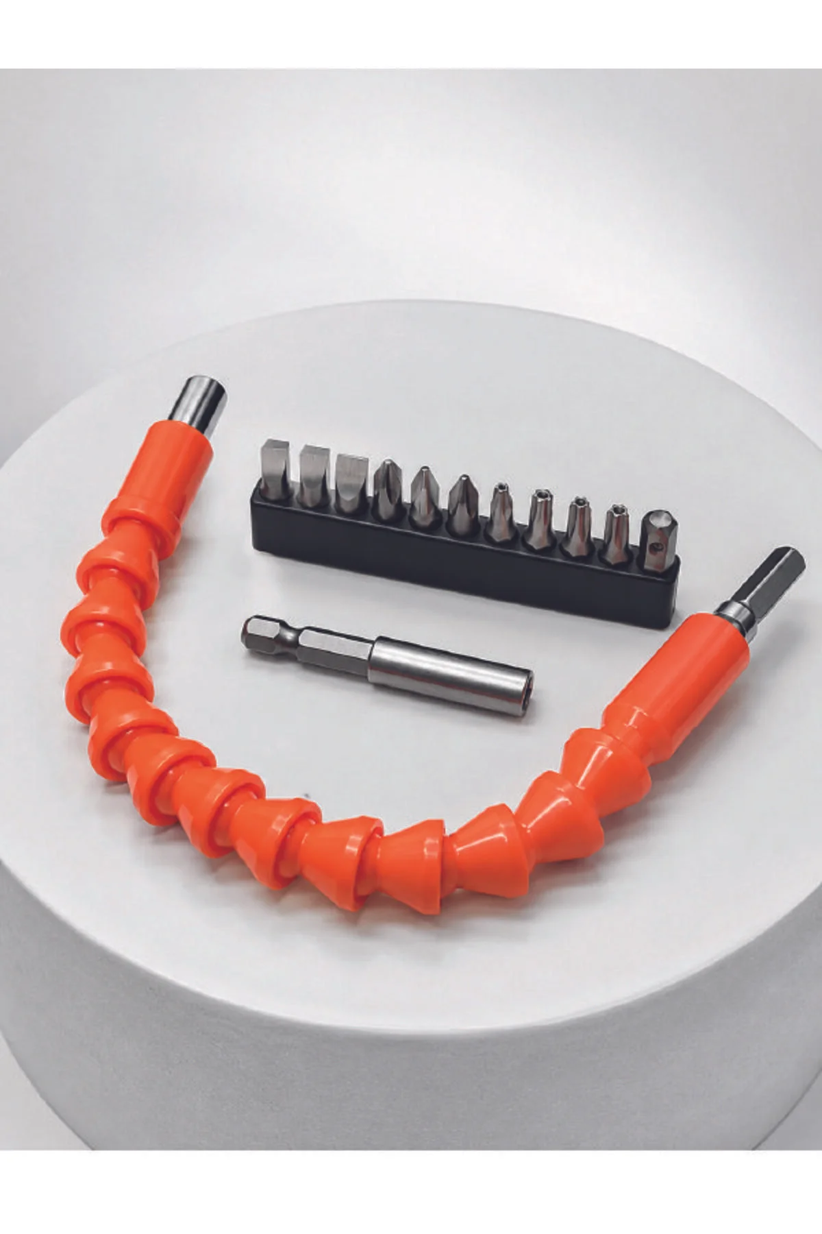 Esnek Bits Uç Seti 12 Parça Manyetik Adaptörlü Matkap Tornavida Aksesuarı Esnek Bits Uç Seti 12 Parça Manyetik Adaptörlü Matkap Tornavida Aksesuarı - Görsel 5