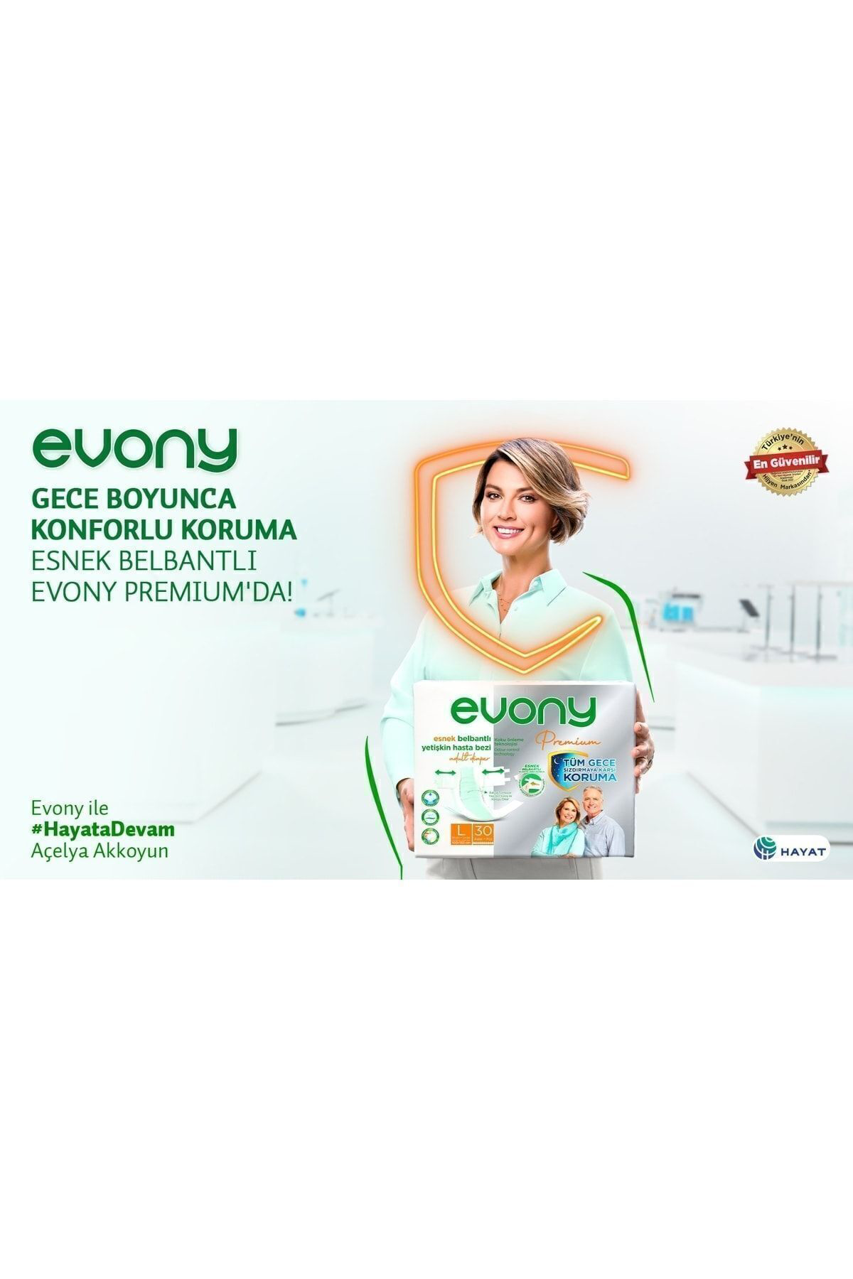 Esnek Premium Belbantlı Large 30*4 (120 ADET) Hasta Bezi