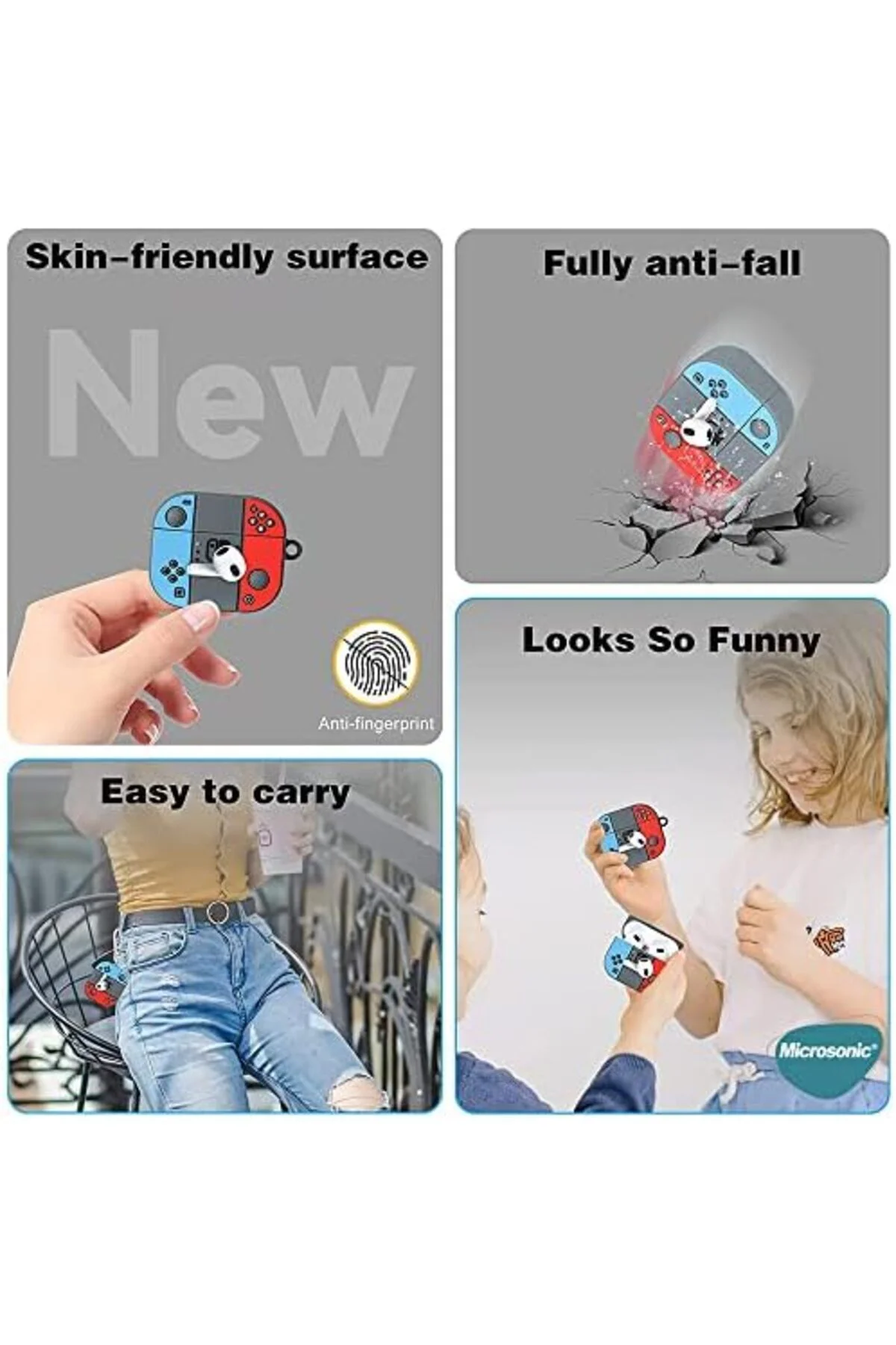 esnshop FreeBuds Pro 2 için Kılıf Figürlü Silikon Crtn-Fgr-Ct-Dnz esnshop FreeBuds Pro 2 için Kılıf Figürlü Silikon Crtn-Fgr-Ct-Dnz