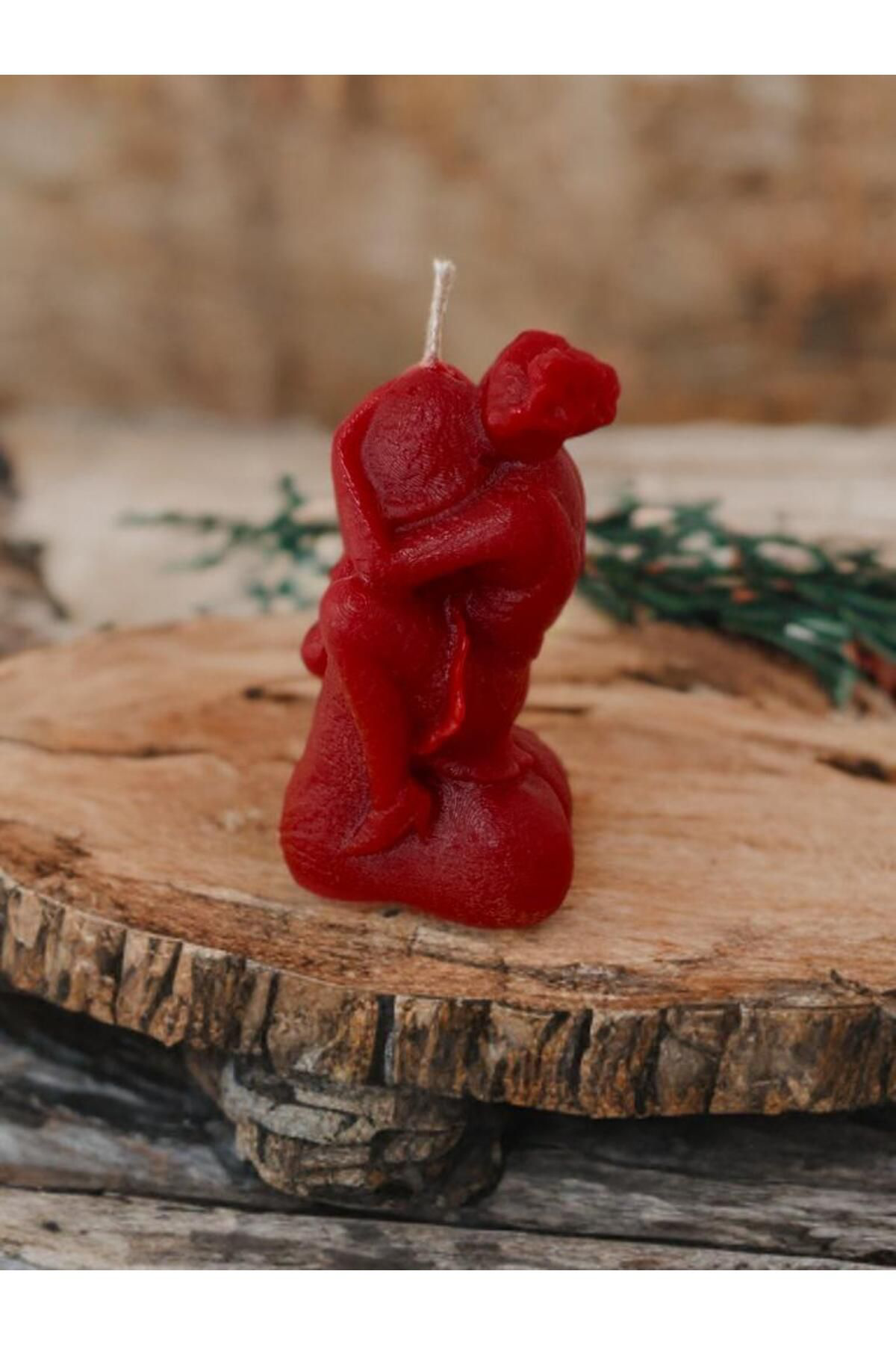 Aresmumatölyesi  Esprili Dekoratif Sarılan Kadın Mum