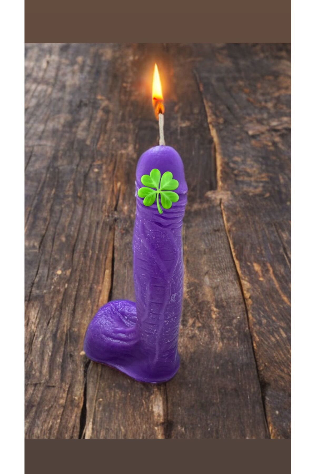 Aresmumatölyesi  Esprili Dekoratif 15 Cm Penis Şeklinde Mum