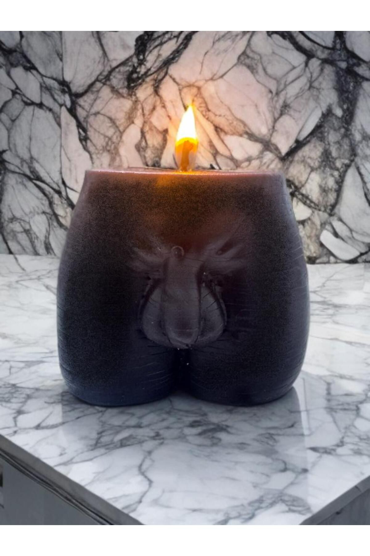 Aresmumatölyesi  Esprili Hediyelik Çikolata Kokulu Dekoratif Mum