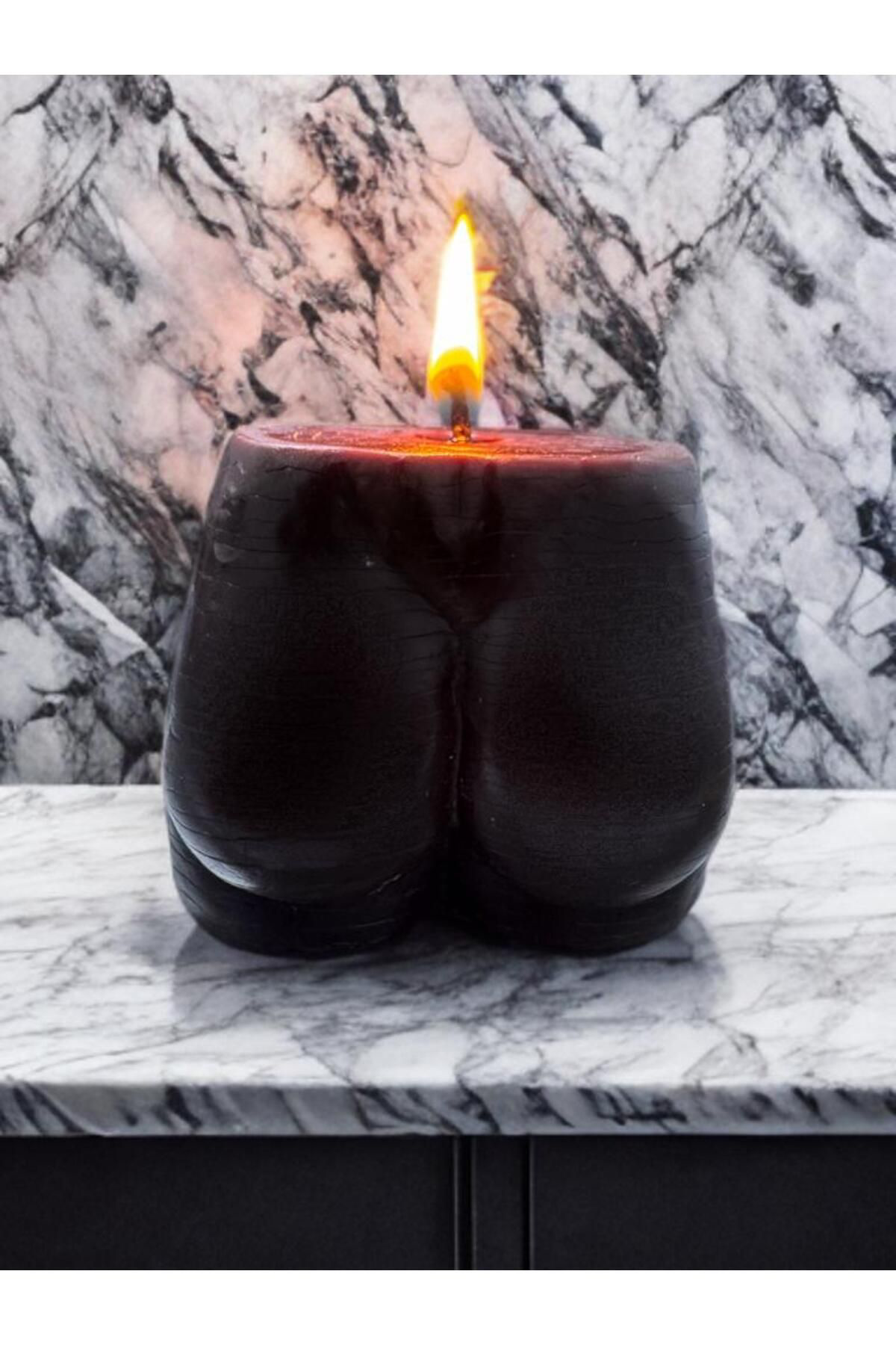 Aresmumatölyesi  Esprili Hediyelik Çikolata Kokulu Dekoratif Mum